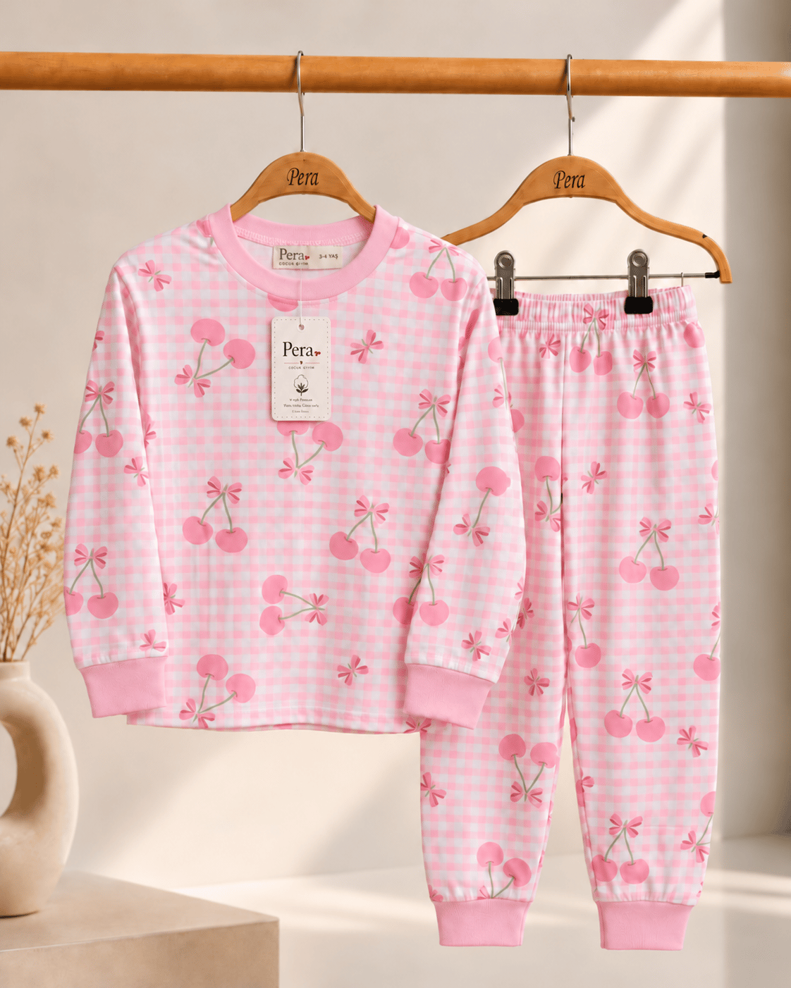 Unicorn Desenli Kalın Mevsimlik Pijama Takımı (Rahat Kalıp)
