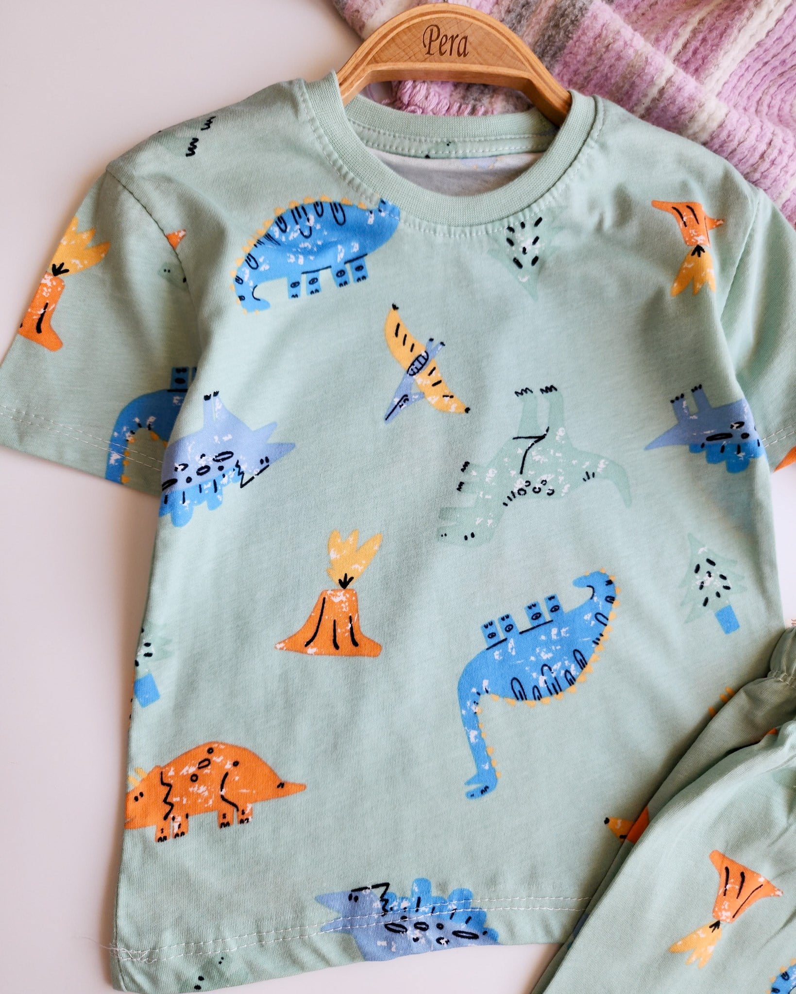 Yazlık Şortlu Pijama Takımı