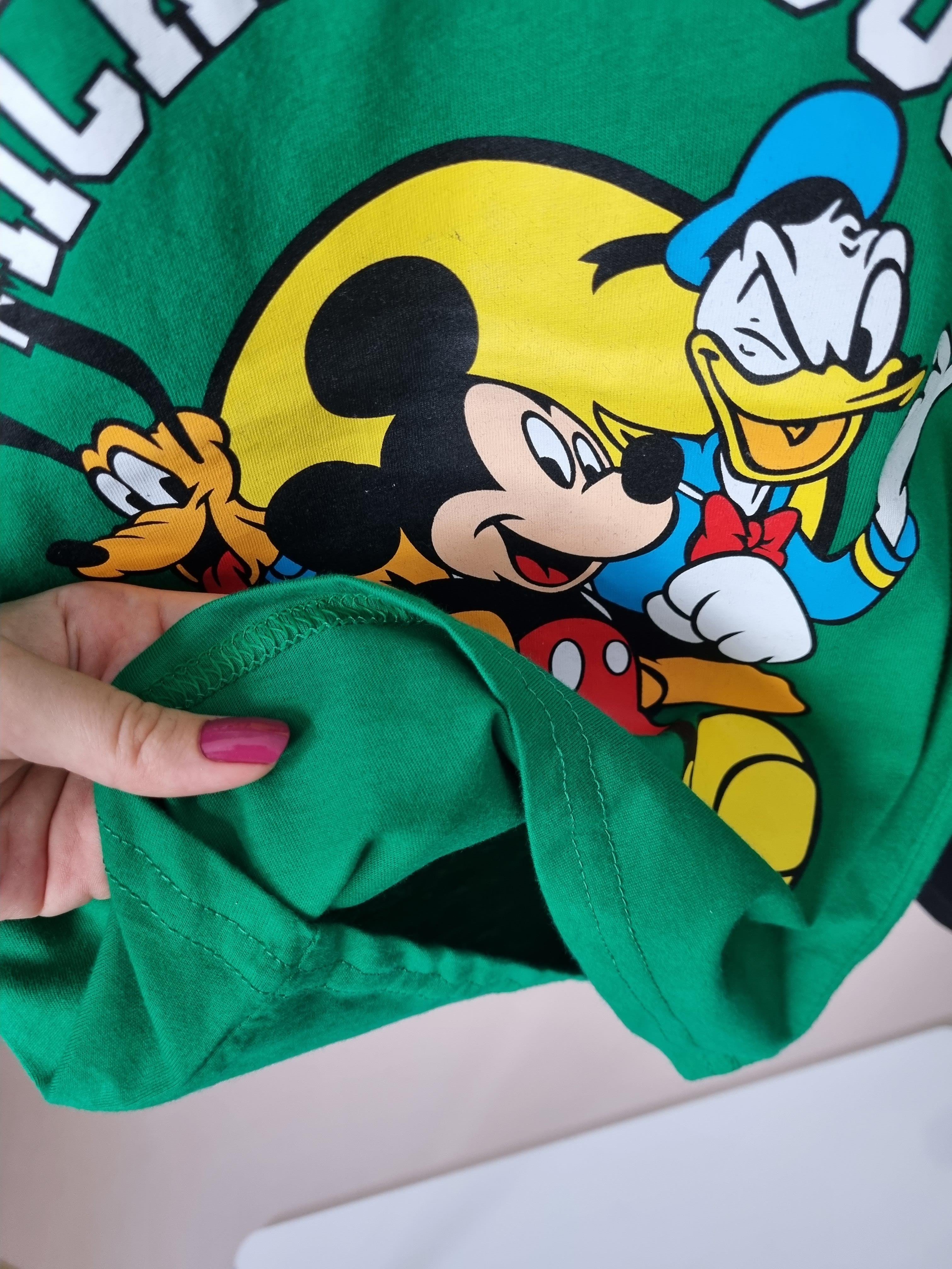 Yeşil Mickey Mouse Şortlu Takım