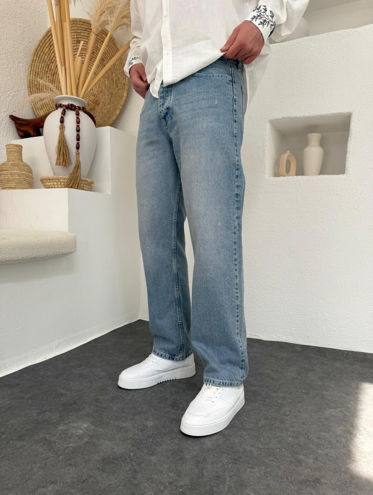 Açık Mavi Baggy