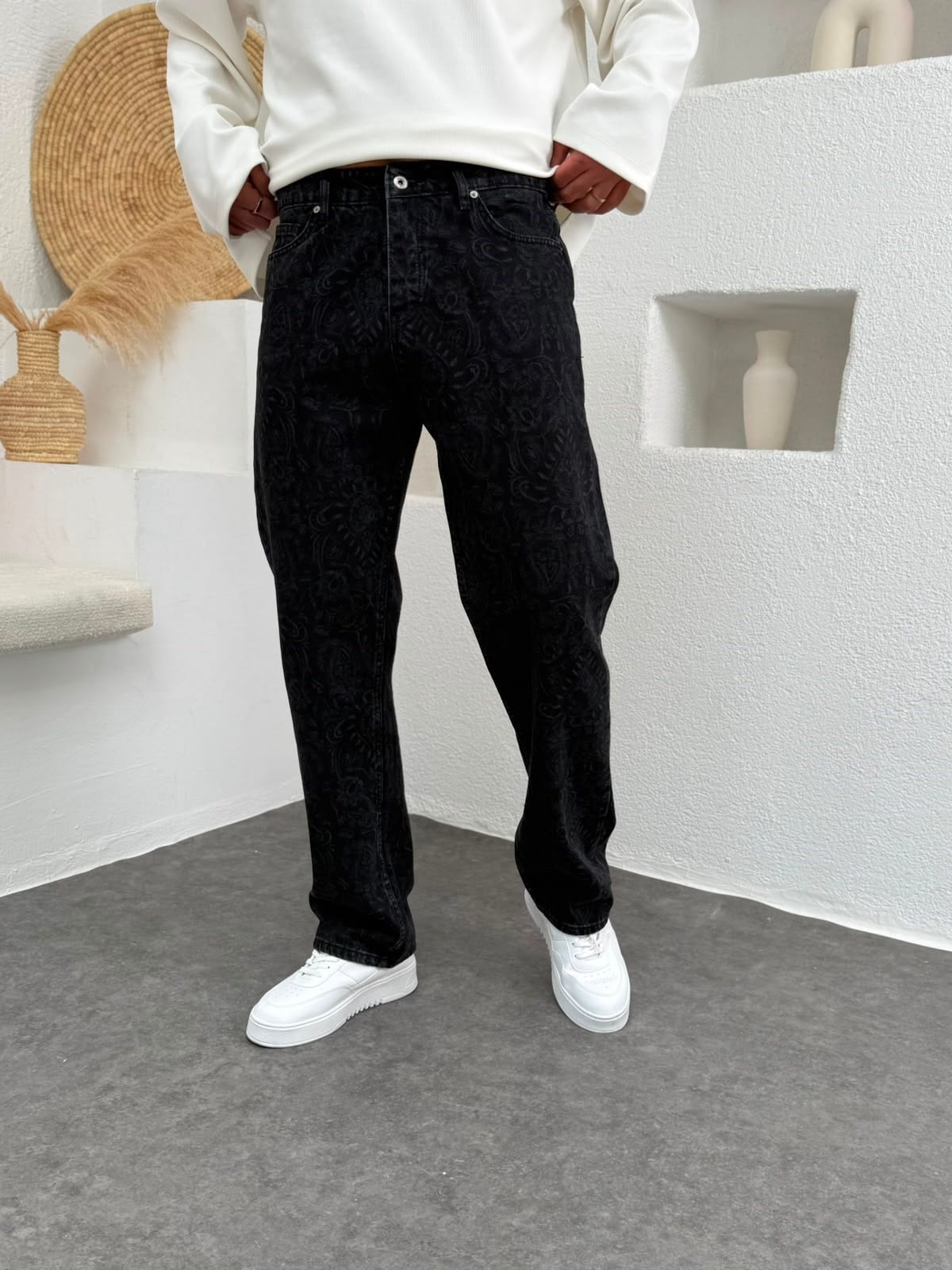 Antrasit Tasarım Baggy Jean