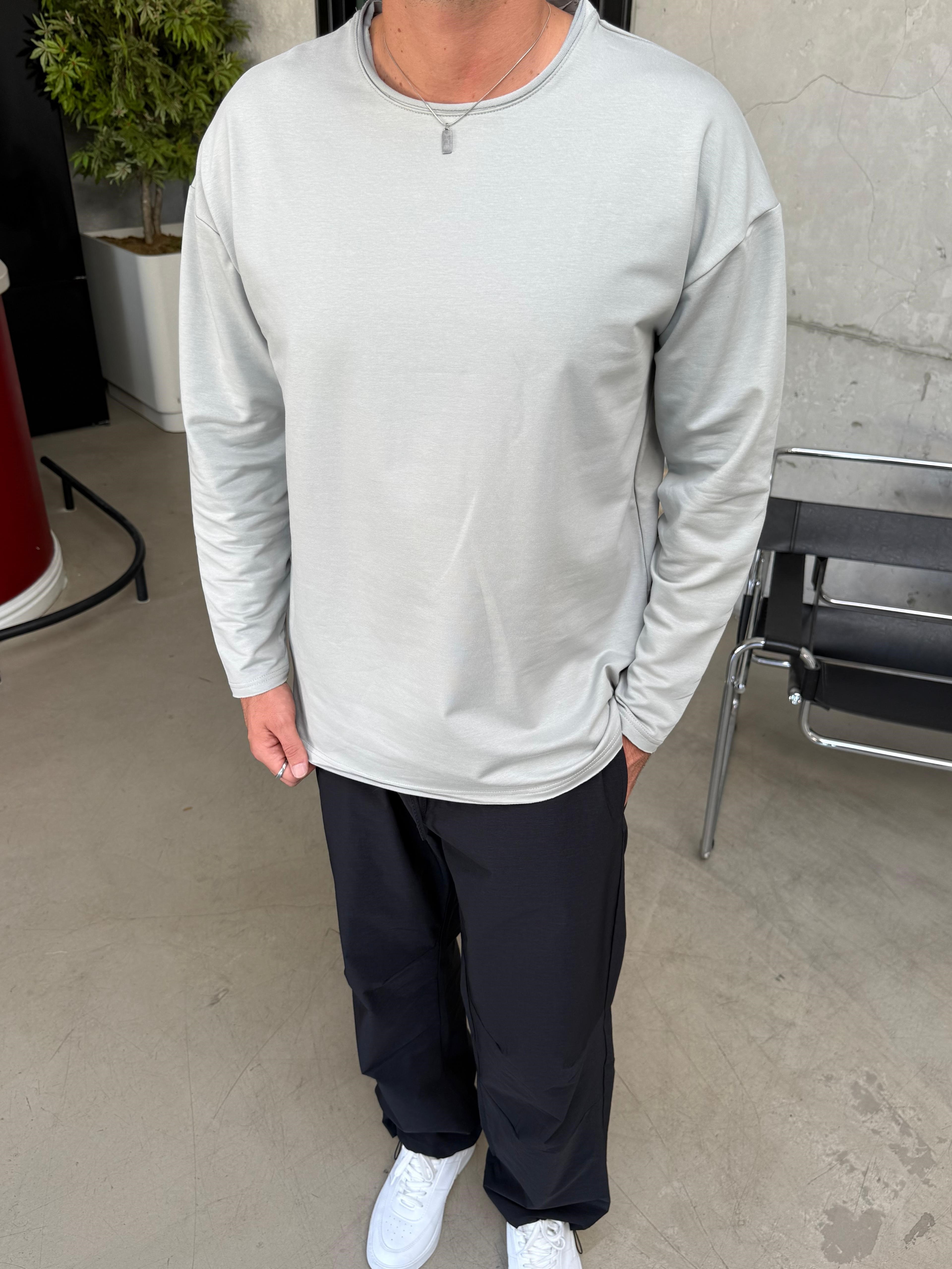 Gri 2 İplik Sweatshirt