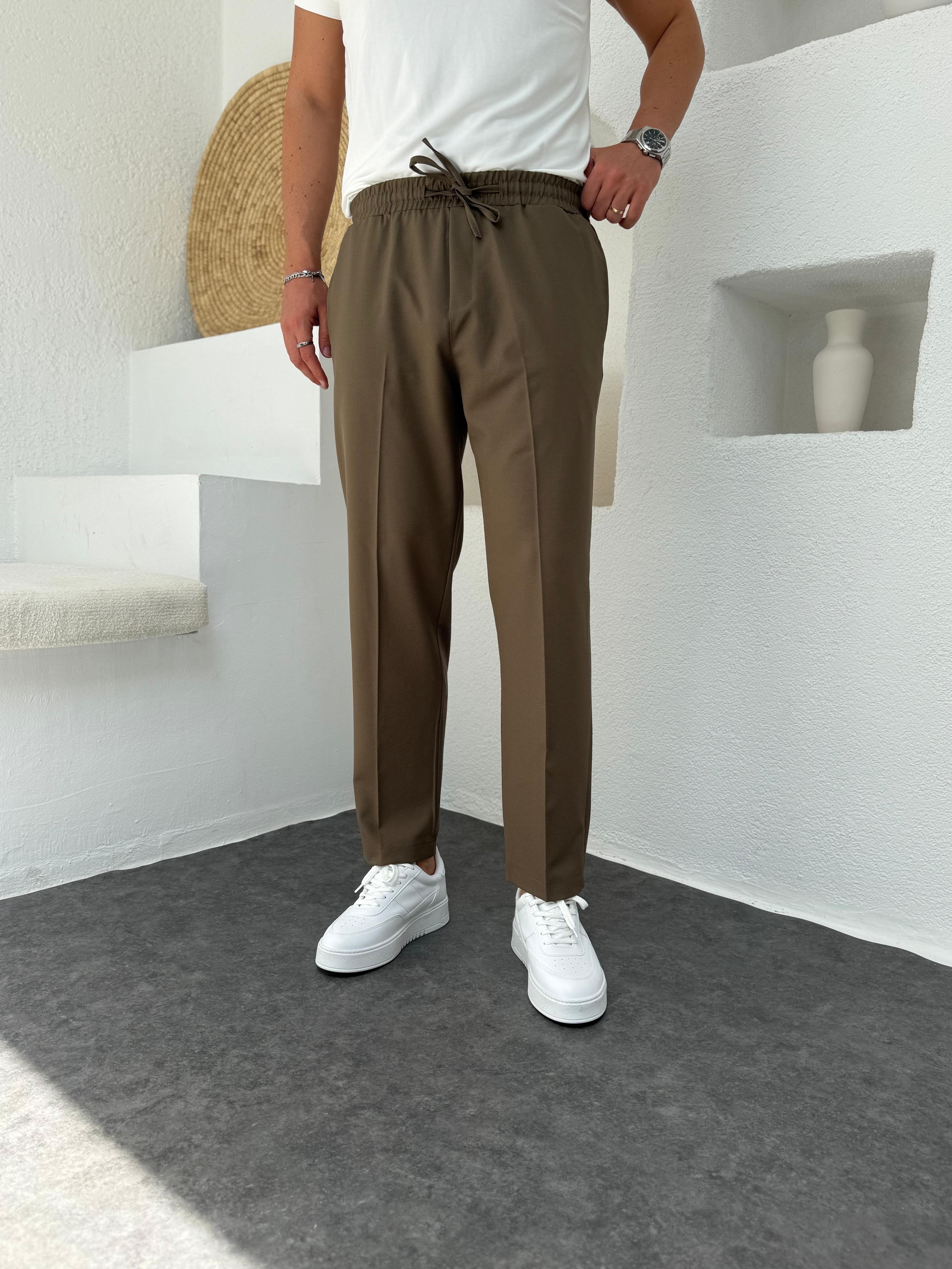 Haki Regular Fit Jogger Pantolon