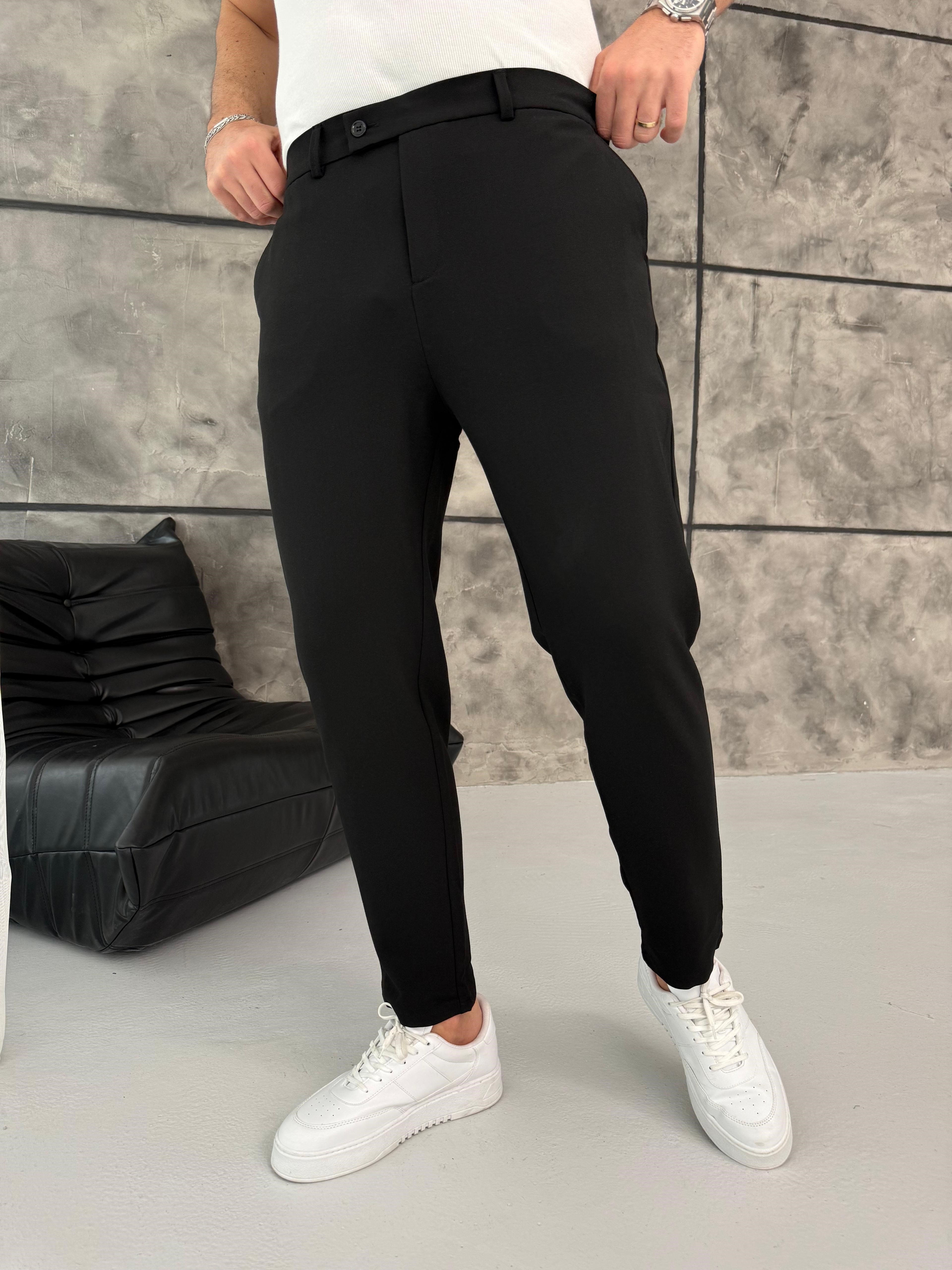 Slimfit Kumaş Pantolon Siyah