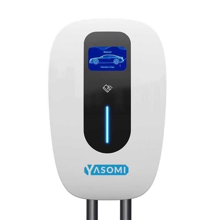 Duvar Tipi Elektrikli Araç Şarj Cihazı 7Kw Beyaz