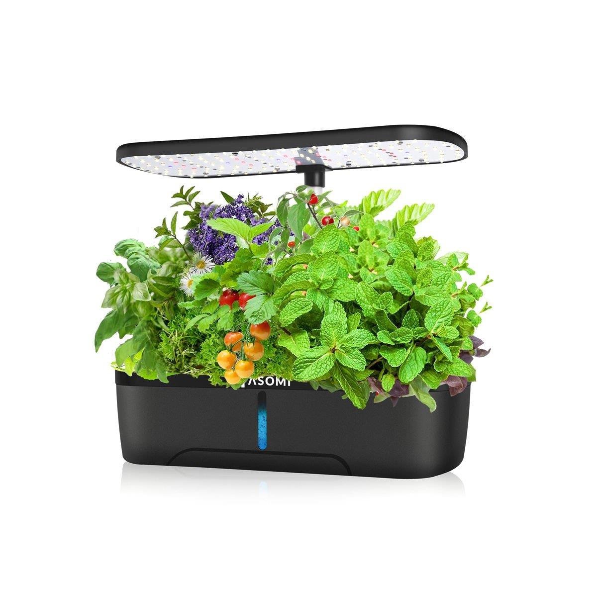 Yasomi S12 Siyah Smart Planter Akıllı Ev Bahçesi 12 Li ( Türkiye Garantili )