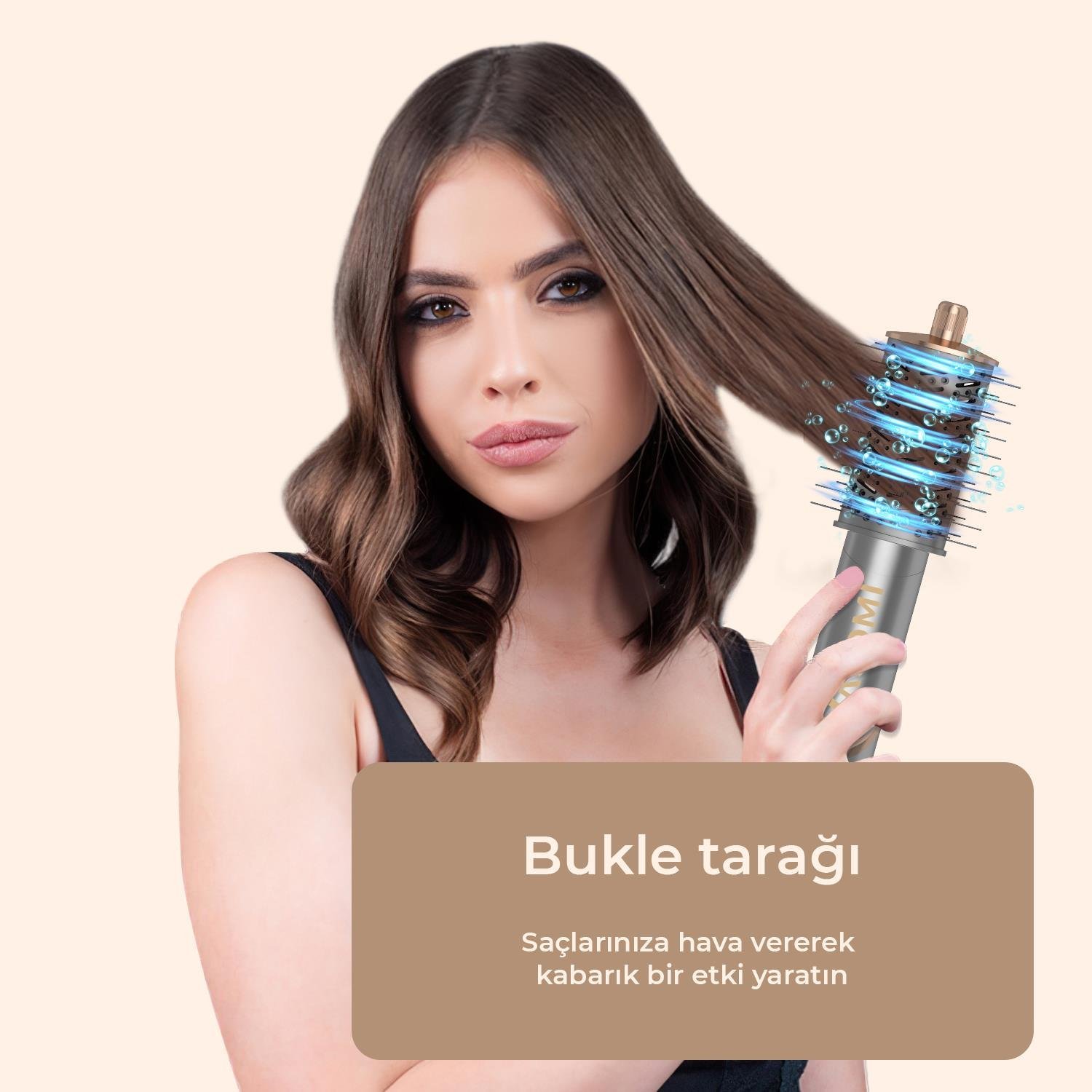 Yasomi Witero Saç Şekillendirme Seti Uyumlu Bukle Tarağı