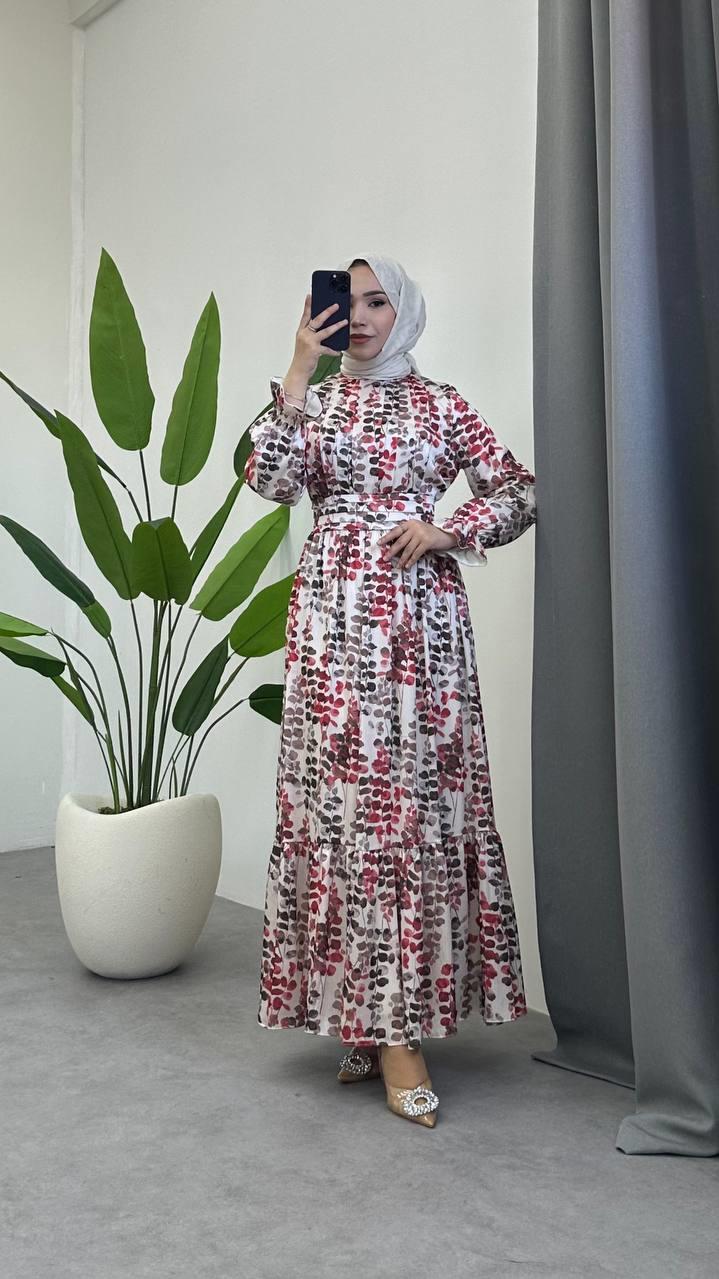 BAHAR ELBİSE KIRMIZI 