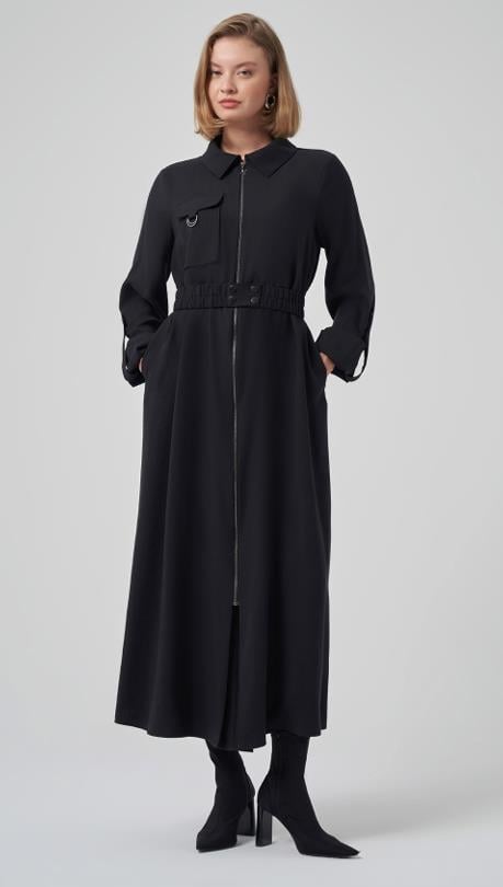 NUSS KEMERLİ ELBİSE