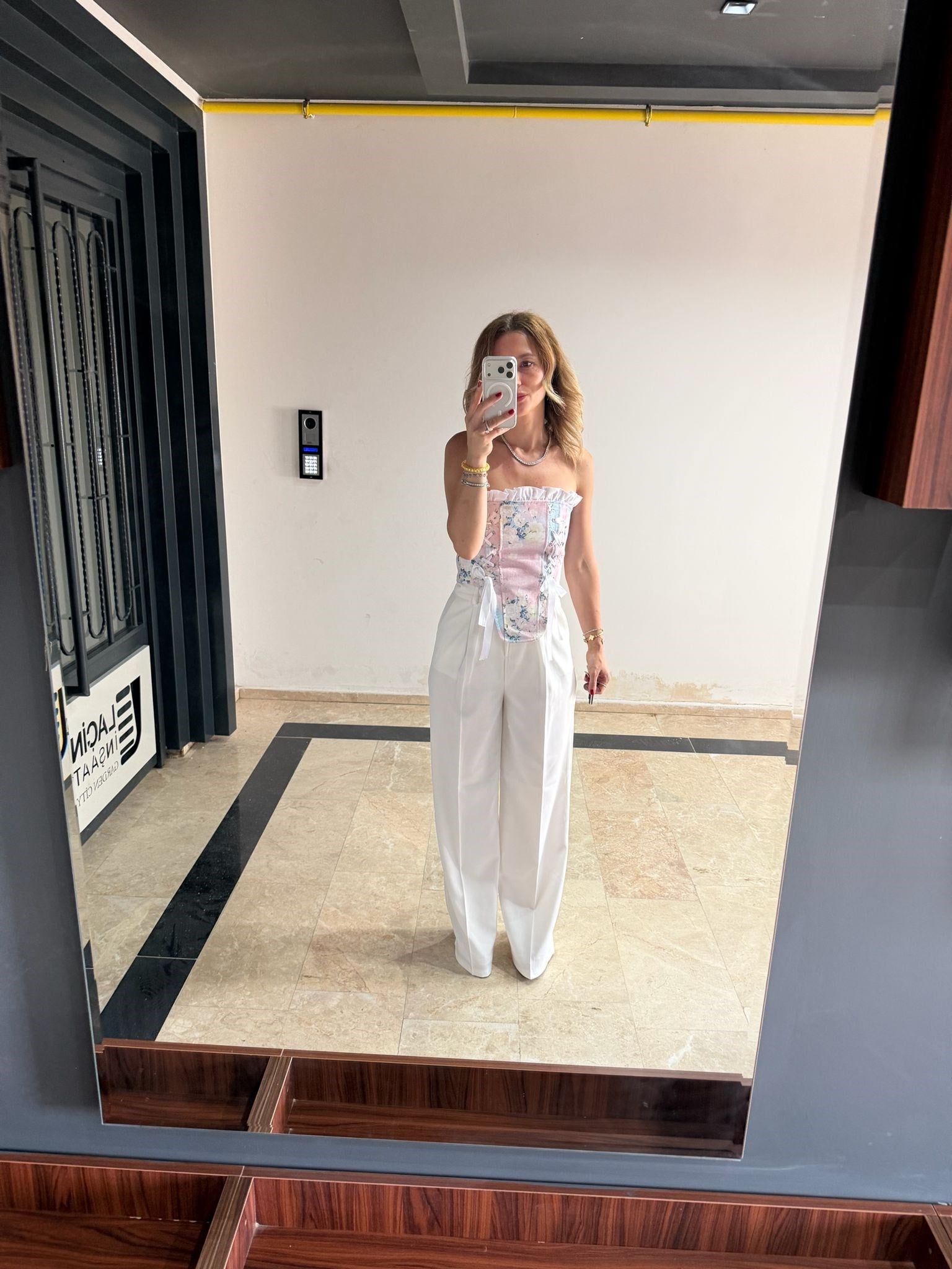Premium Palazzo Kalın Kumaş Kumaş Pantolon