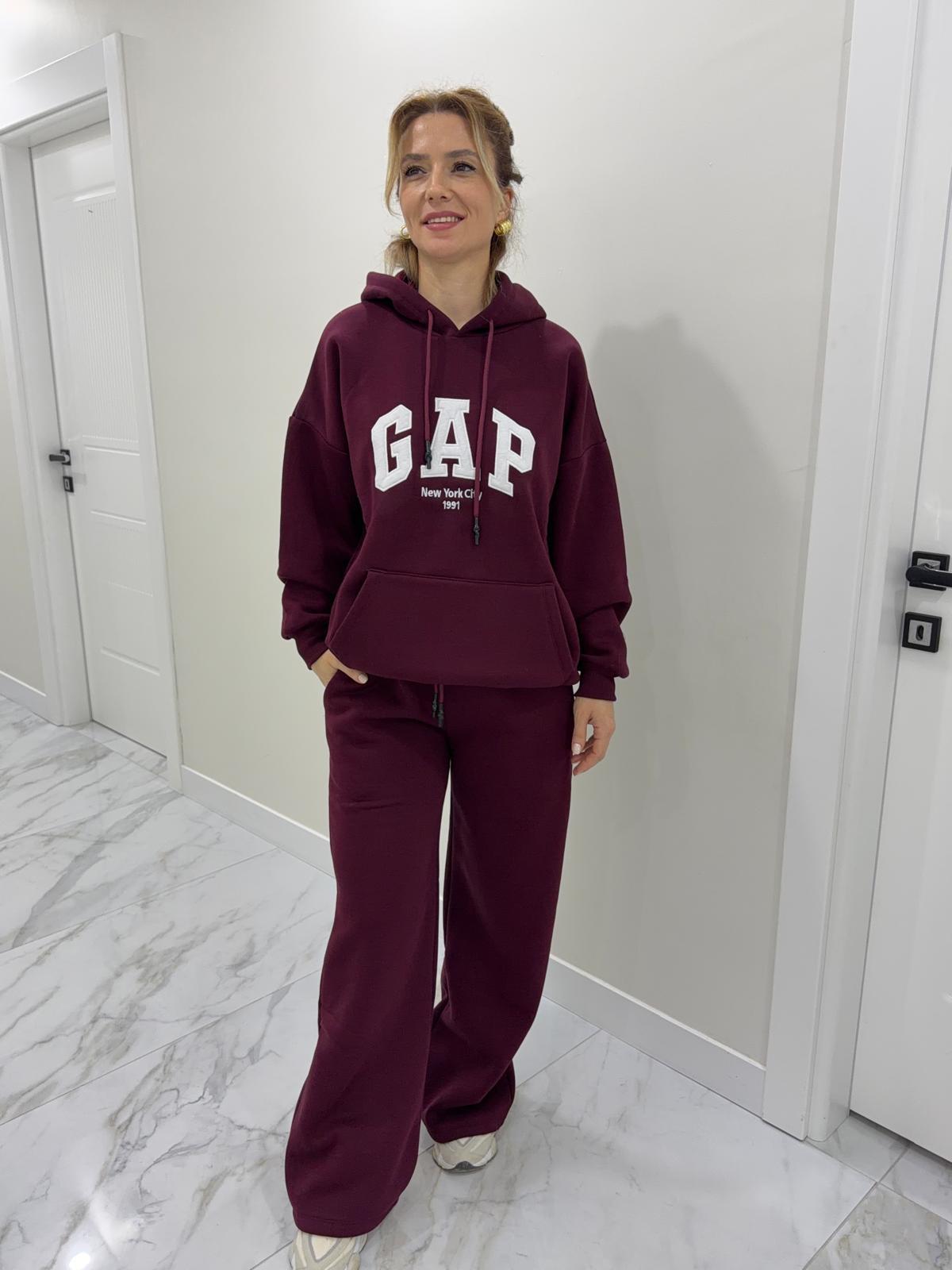 Premium Şardonlu Eşofman Takımı Bordo