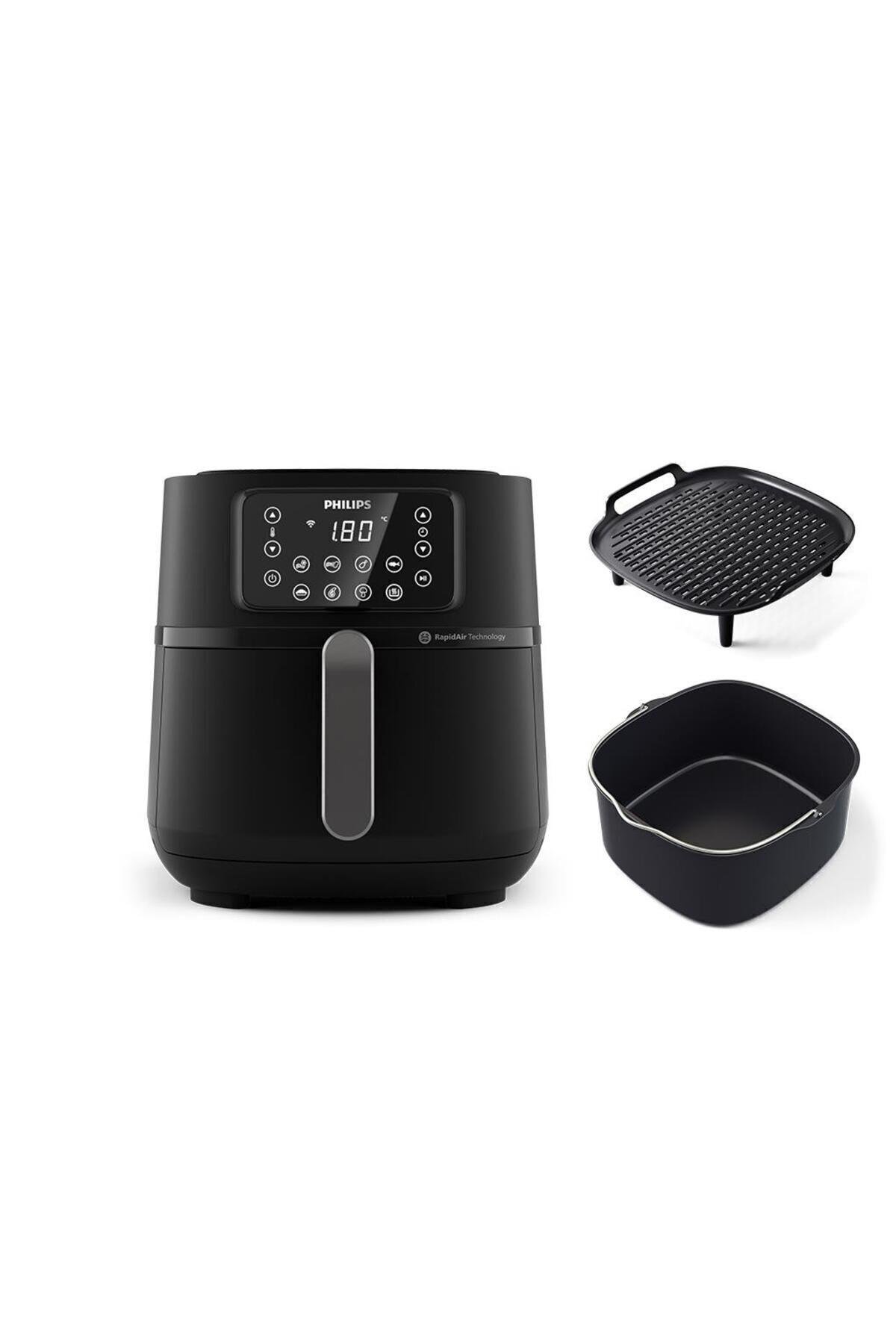 5000 Serisi Airfryer XXL Connected, 7,2 Lt (1,4 kg), Rapid Air Teknolojisi, HD9285/96