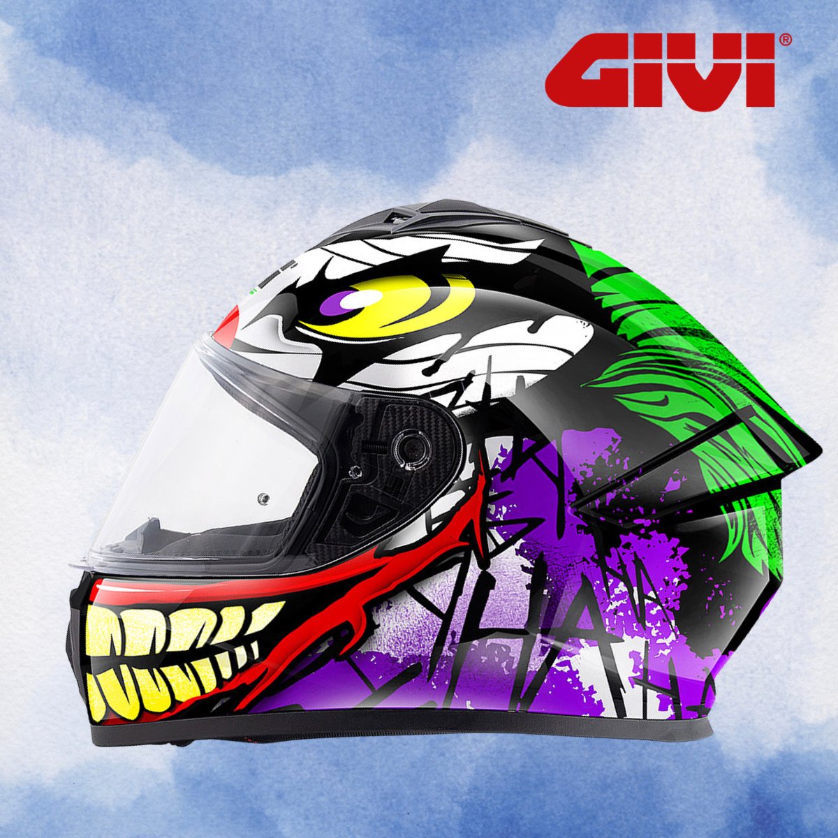 GIVI 50.X JOKE SİYAH KASK