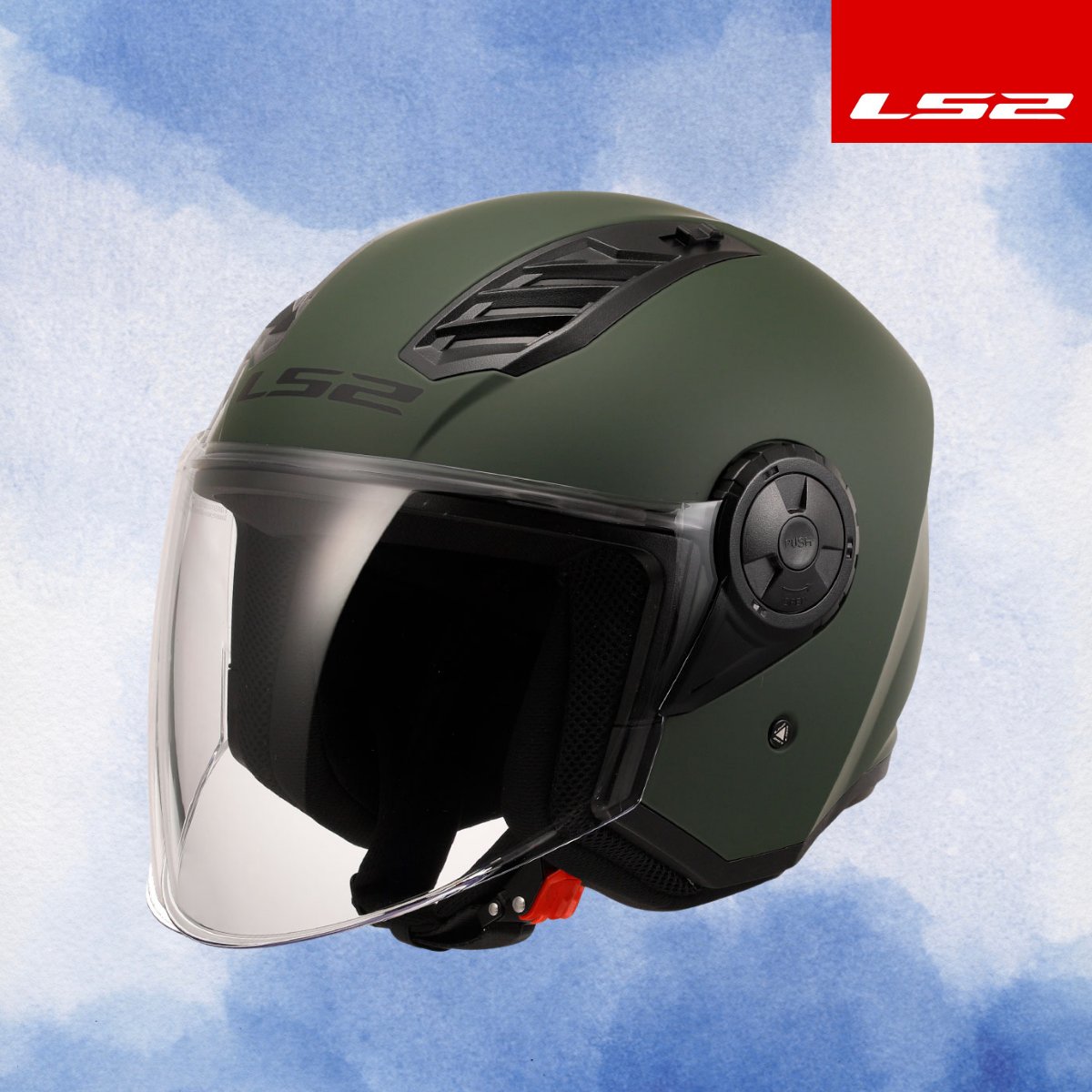 LS2 AIRFLOW 2 MAT YEŞİL KASK