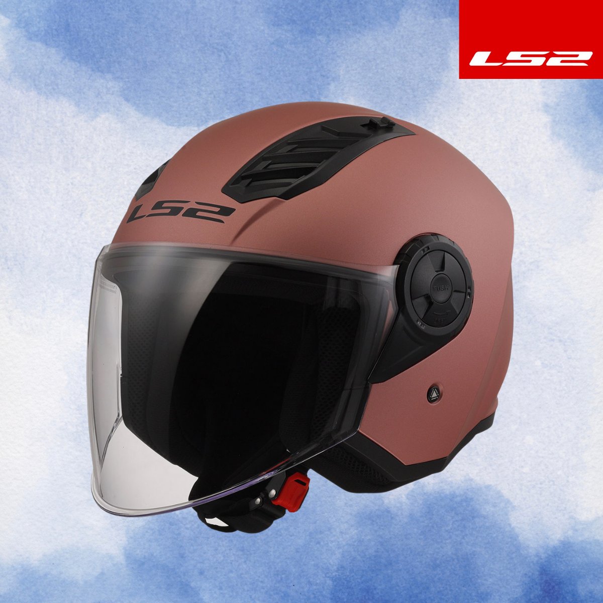 LS2 AIRFLOW 2 ROSE GOLD KASK
