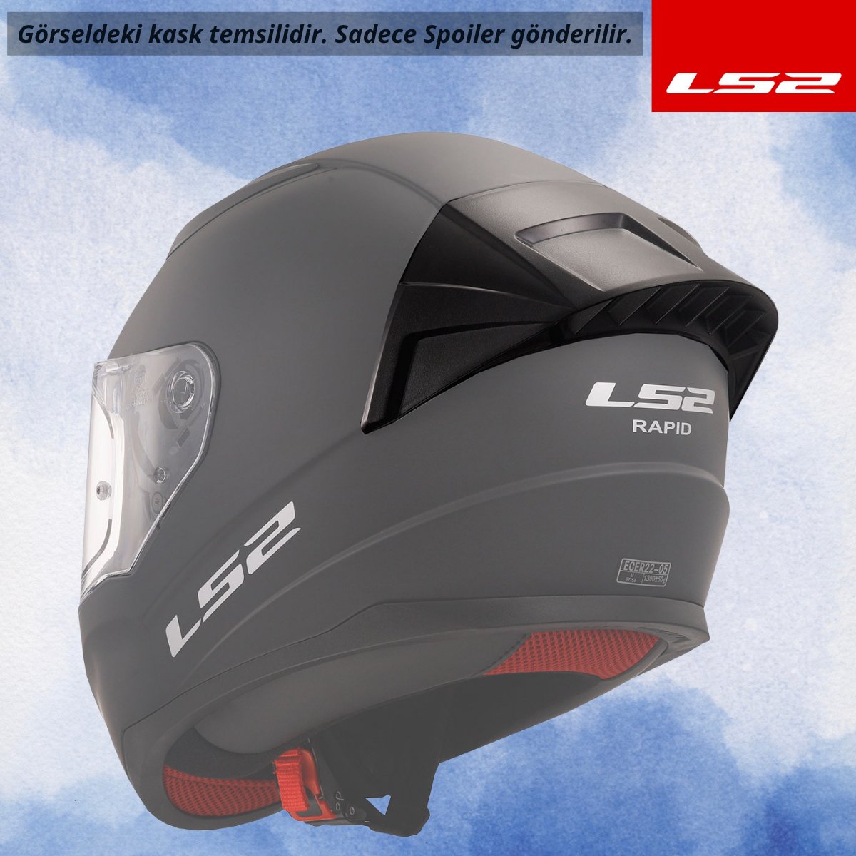 LS2 RAPID-RAPID 2 YARIŞ SPOILER
