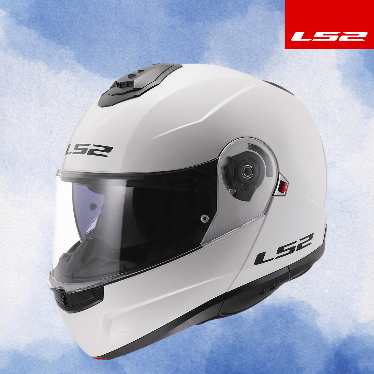 LS2 STROBE 2 BEYAZ KASK