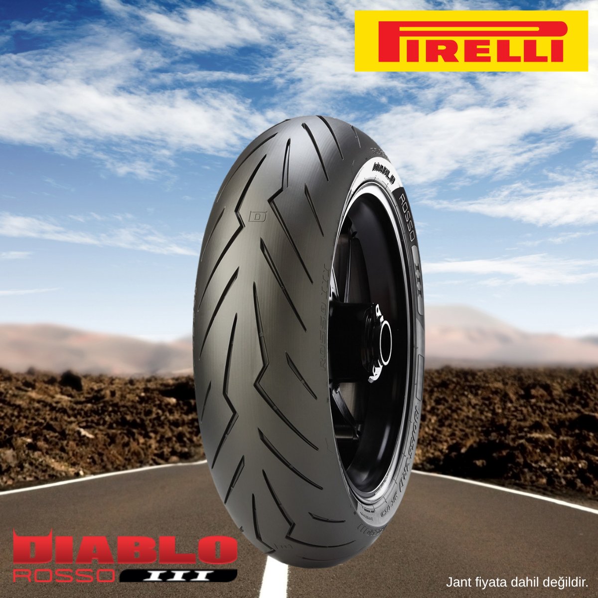 Pirelli 110/70R17 Diablo Rosso III 54H Motosiklet Lastiği