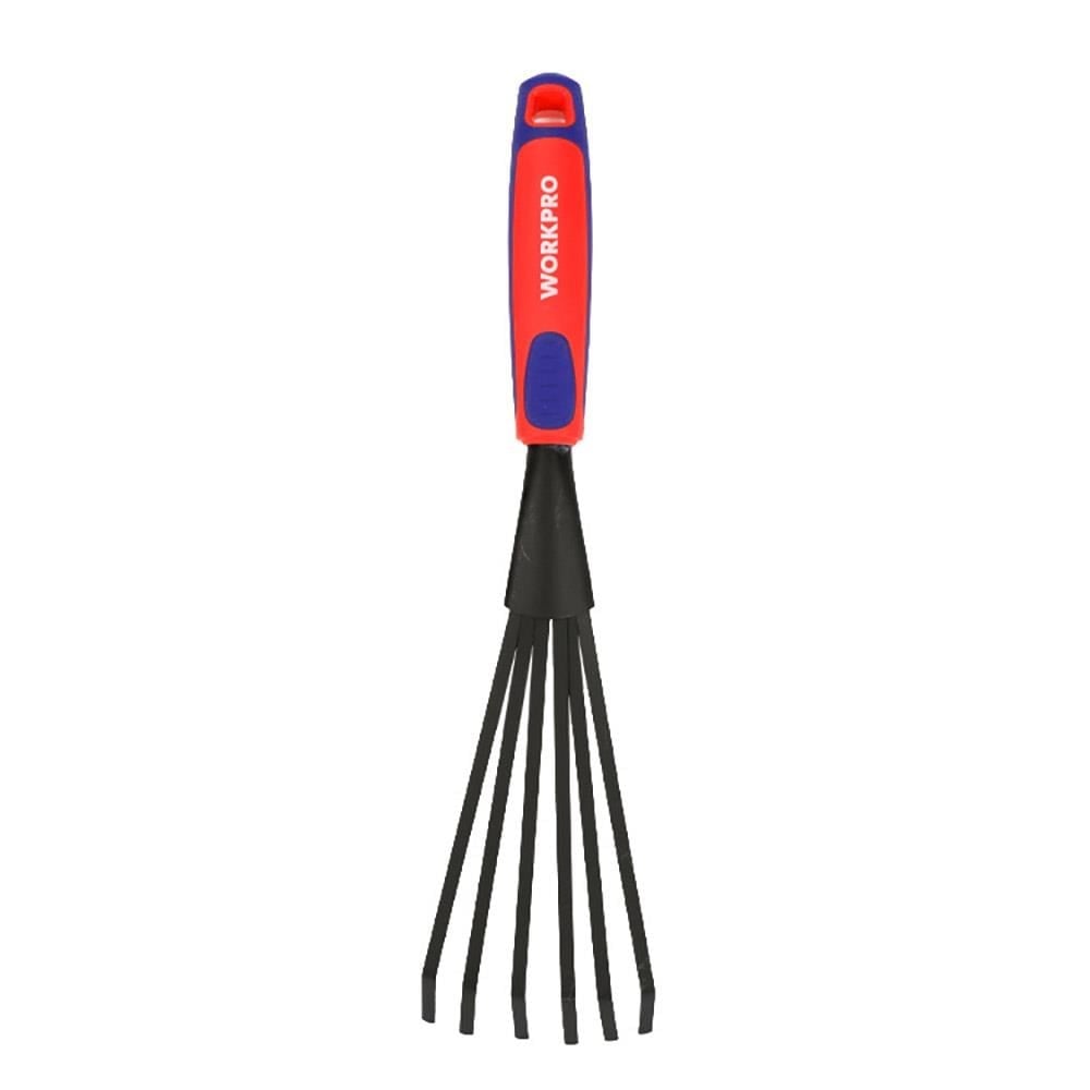 WORKPRO WP331028 360x87mm Çelik Profesyonel Mini Bahçe Tırmığı