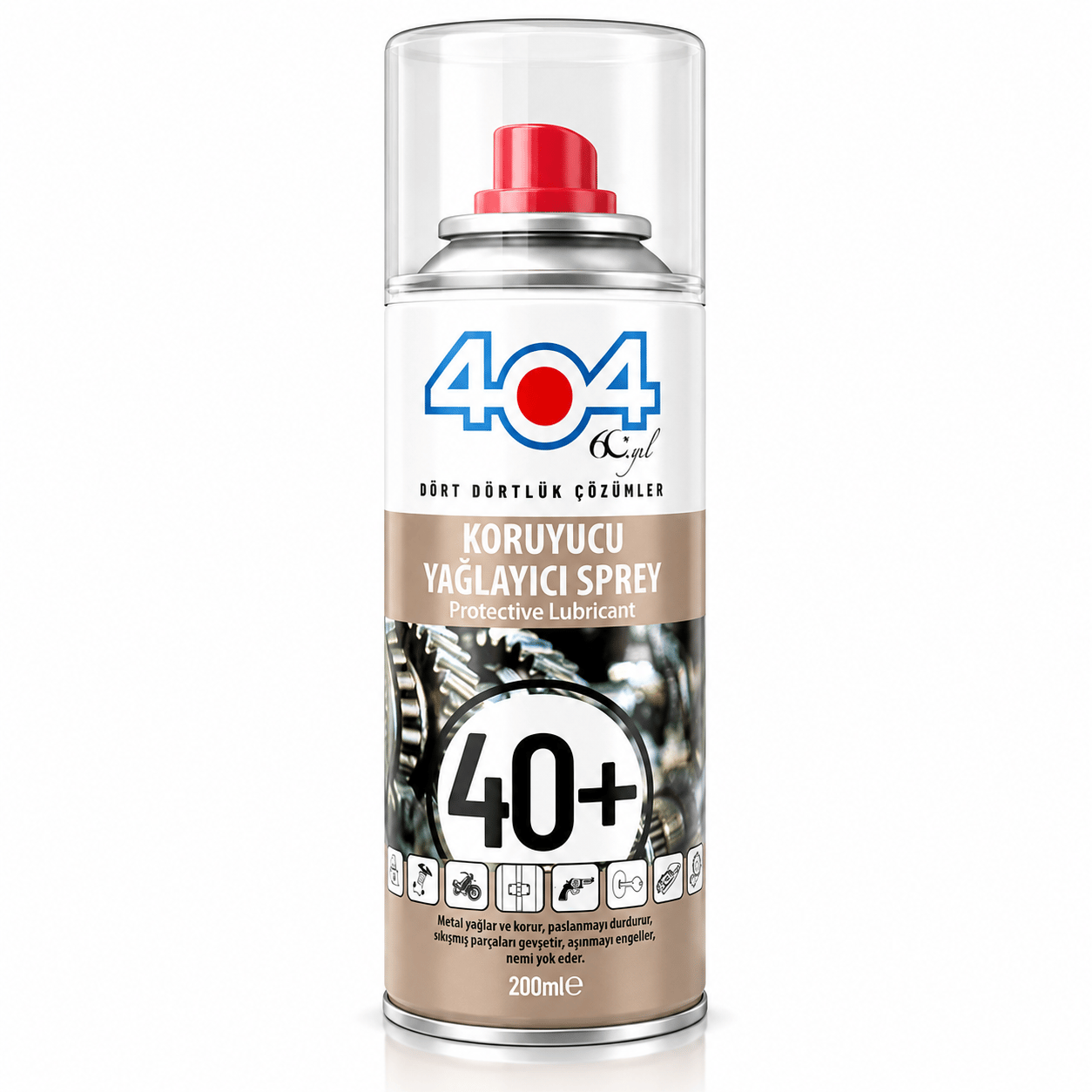 404 Koruyucu Yağlayıcı 400 ml | Pas Önleyici, Uzun Süreli Koruma