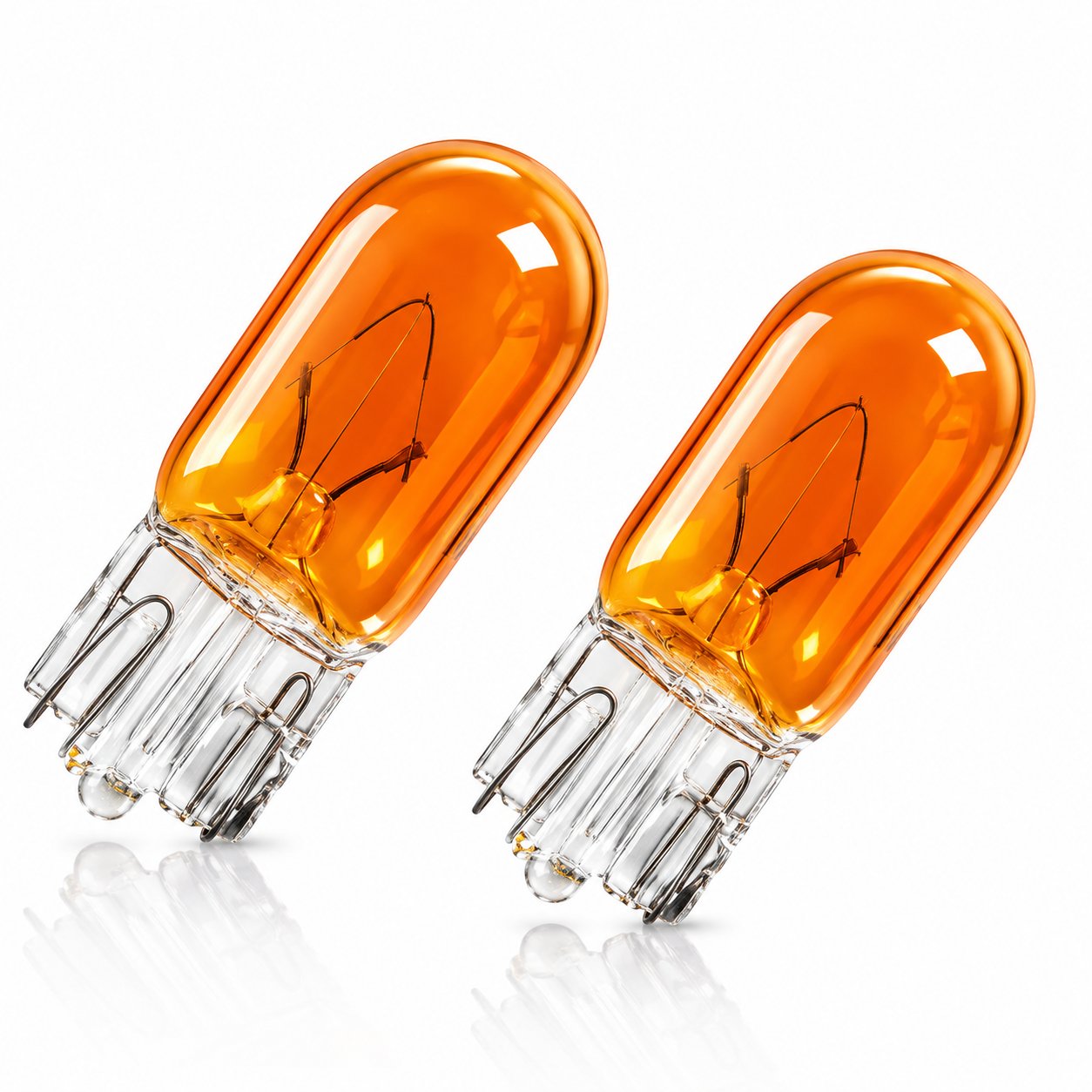ALİYA 12V 5W T10 Turuncu Halojen Ampül 10 Adet W5W Park Ampulü