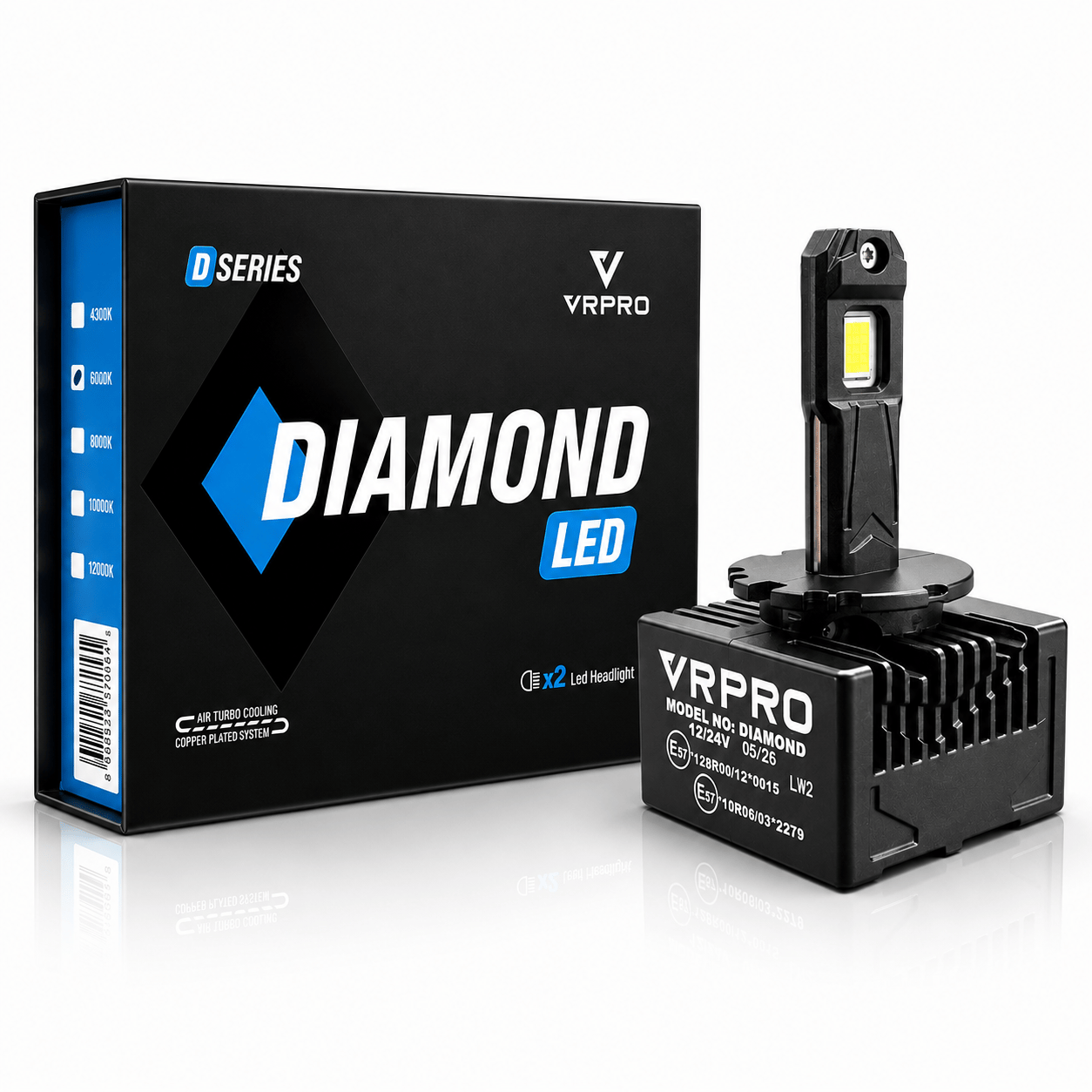 D3S Diamond LED Xenon 12V Araç Far Ampulü Güçlü LED Aydınlatma