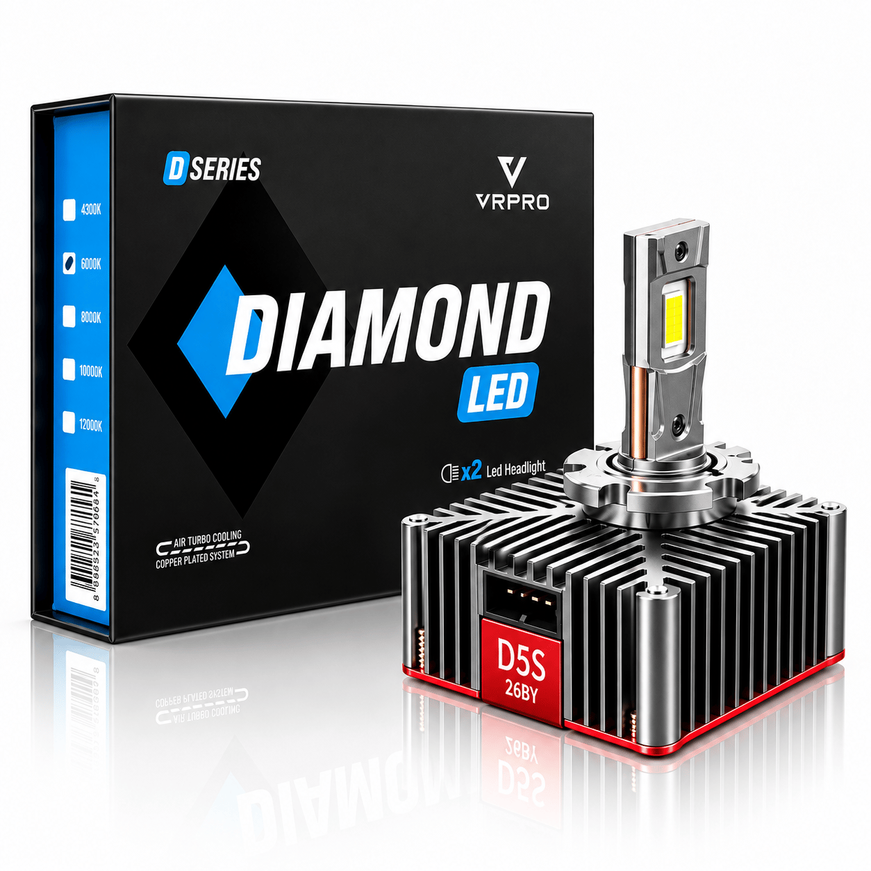 D5S Diamond LED Xenon 12V Araç Far Ampulü D5S LED Aydınlatma