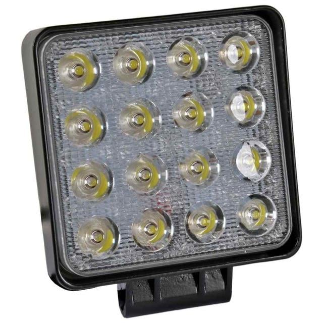 Dodo Kare Çalışma Lambası 16 Led 48W 12/30V