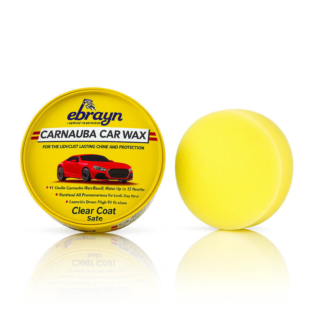 EBRAYN Carnauba Car Wax – Doğal Carnauba İçerikli Oto Cila | Derin Parlaklık ve Koruma