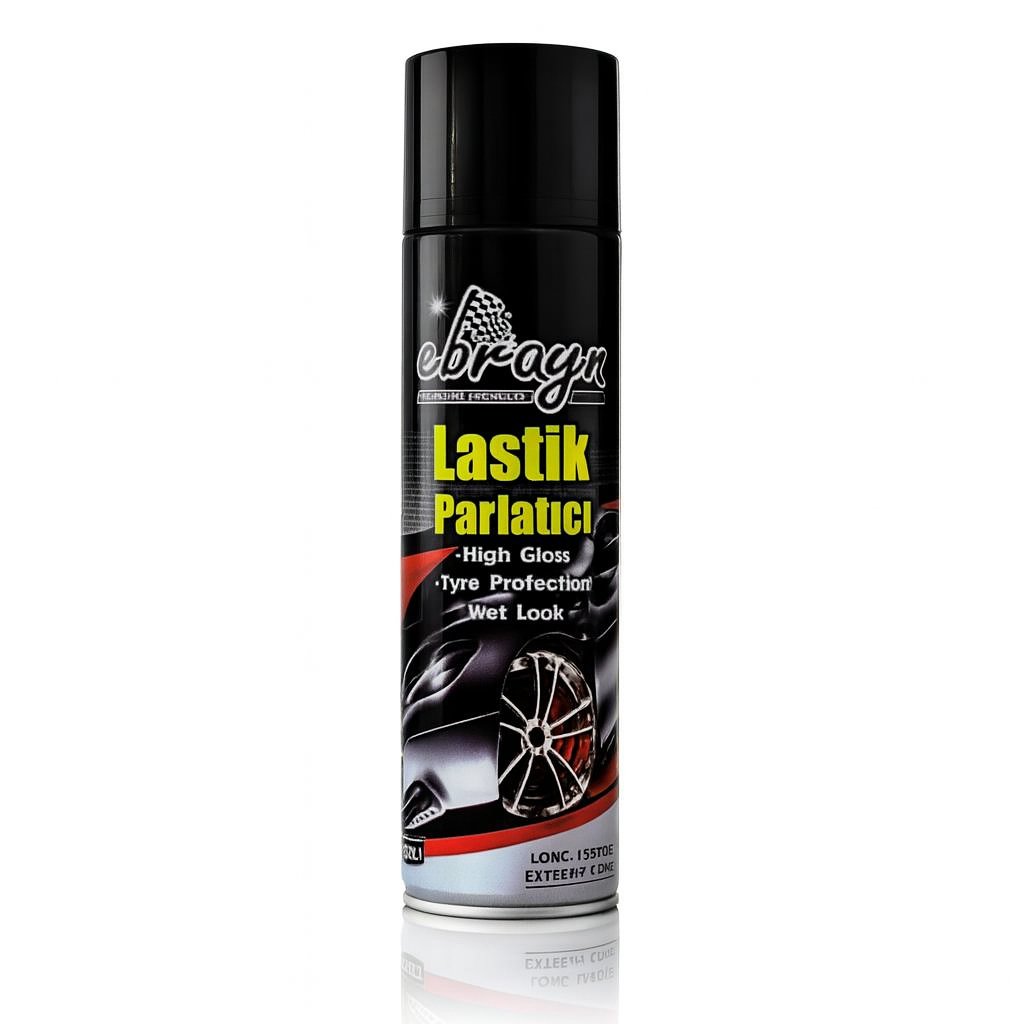 Ebrayn Lastik Parlatıcı 500 ml – Derin Siyahlık ve Uzun Süreli Parlaklık