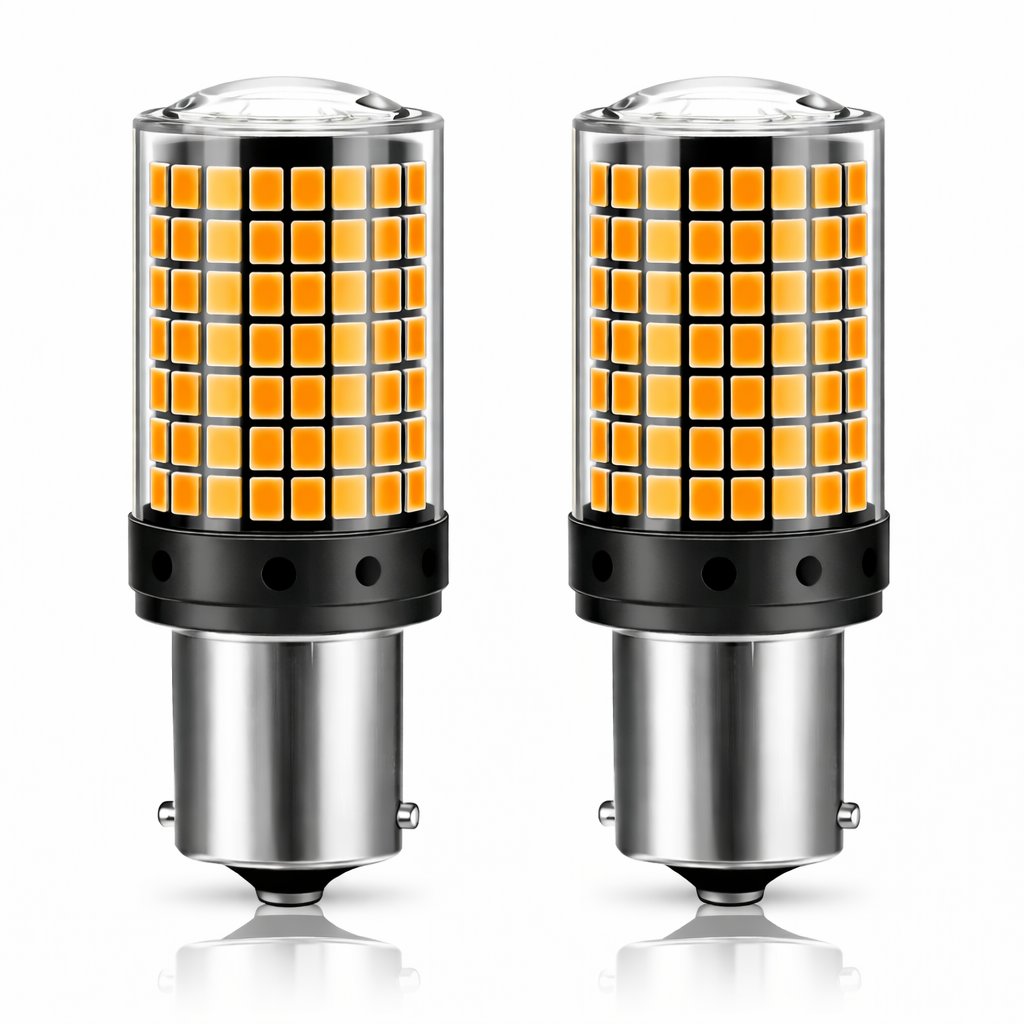 ERLİGHT 93 Tek Duy 144 Led Turuncu Ampul