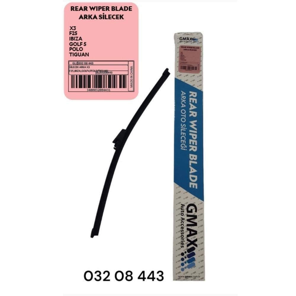 G-MAX 330MM Arka Silecek Süpürgesi – X3 F25, Ibiza, Golf V, Polo, Tiguan Uyumlu