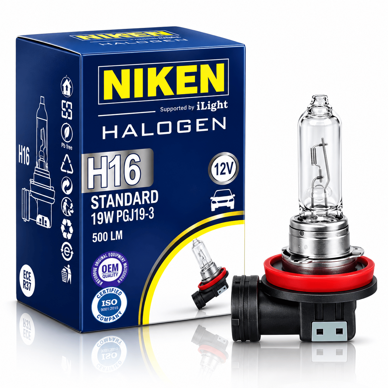 H16 Niken Halojen Ampul – Araç Sis ve Far Ampulü