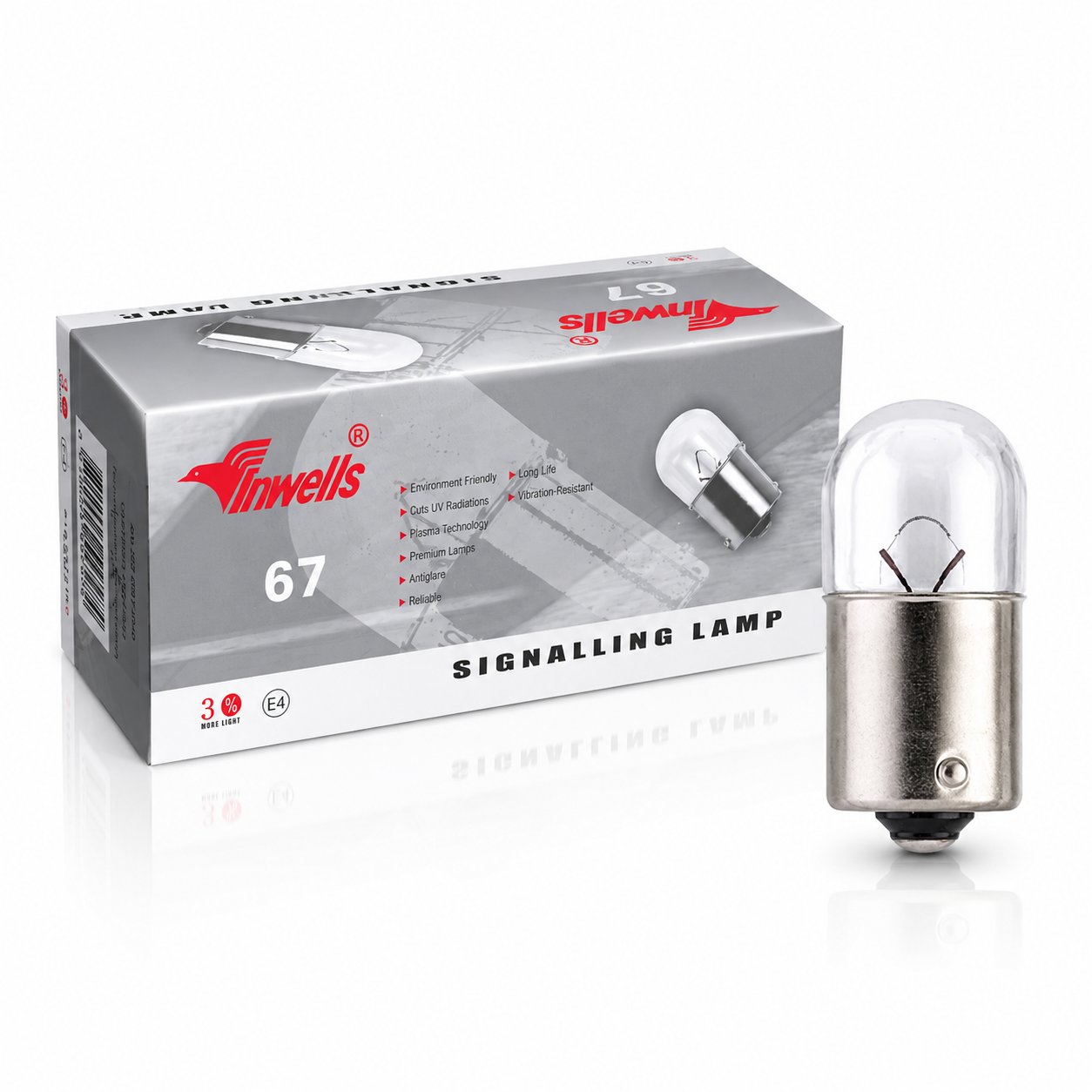 İNWELLS 67 12V 5W Hella Tipi Halojen Ampul (10 Adet) – Uzun Ömürlü ve Yüksek Performans