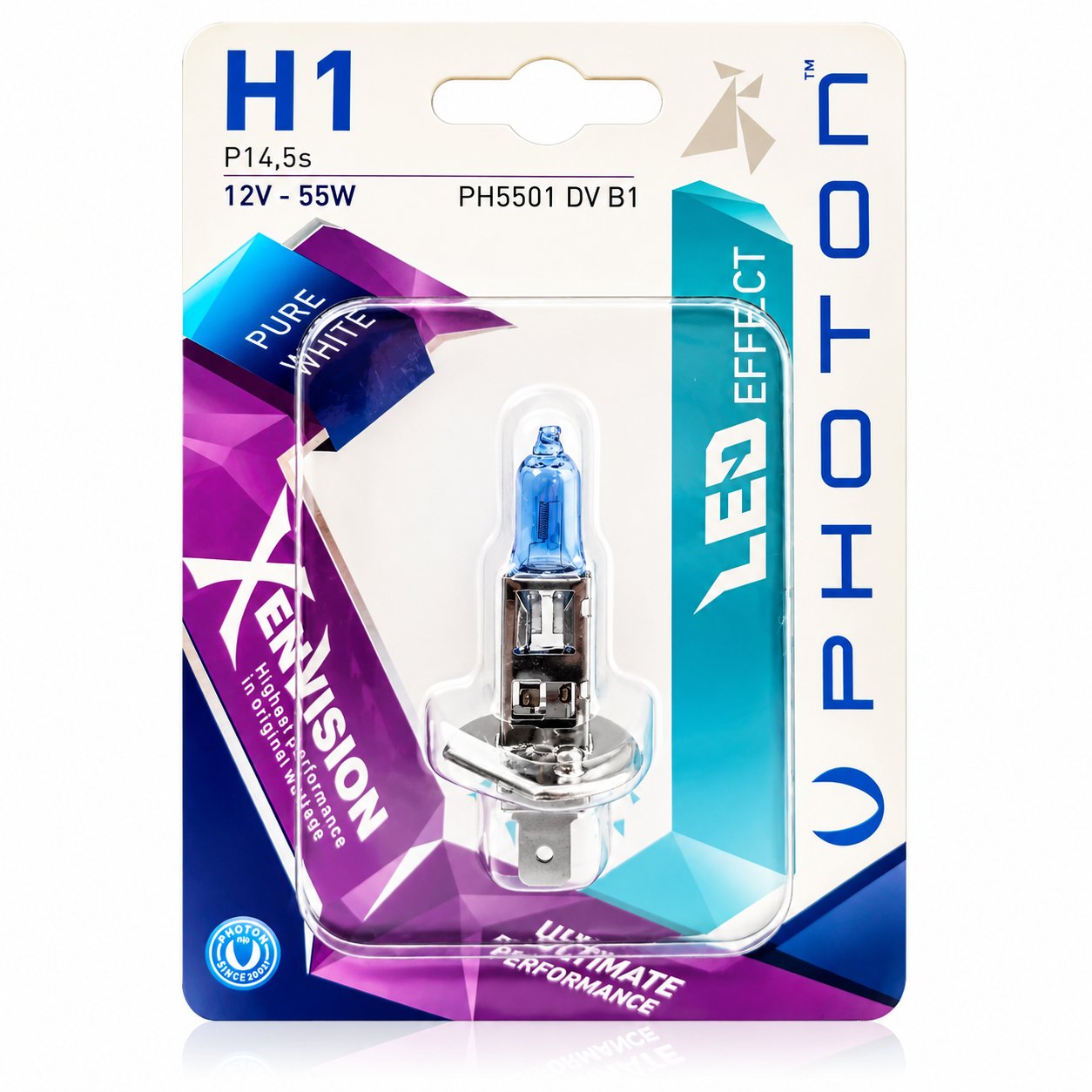 Photon H1 12V 55W Beyaz Xen Vision 1 Adet
