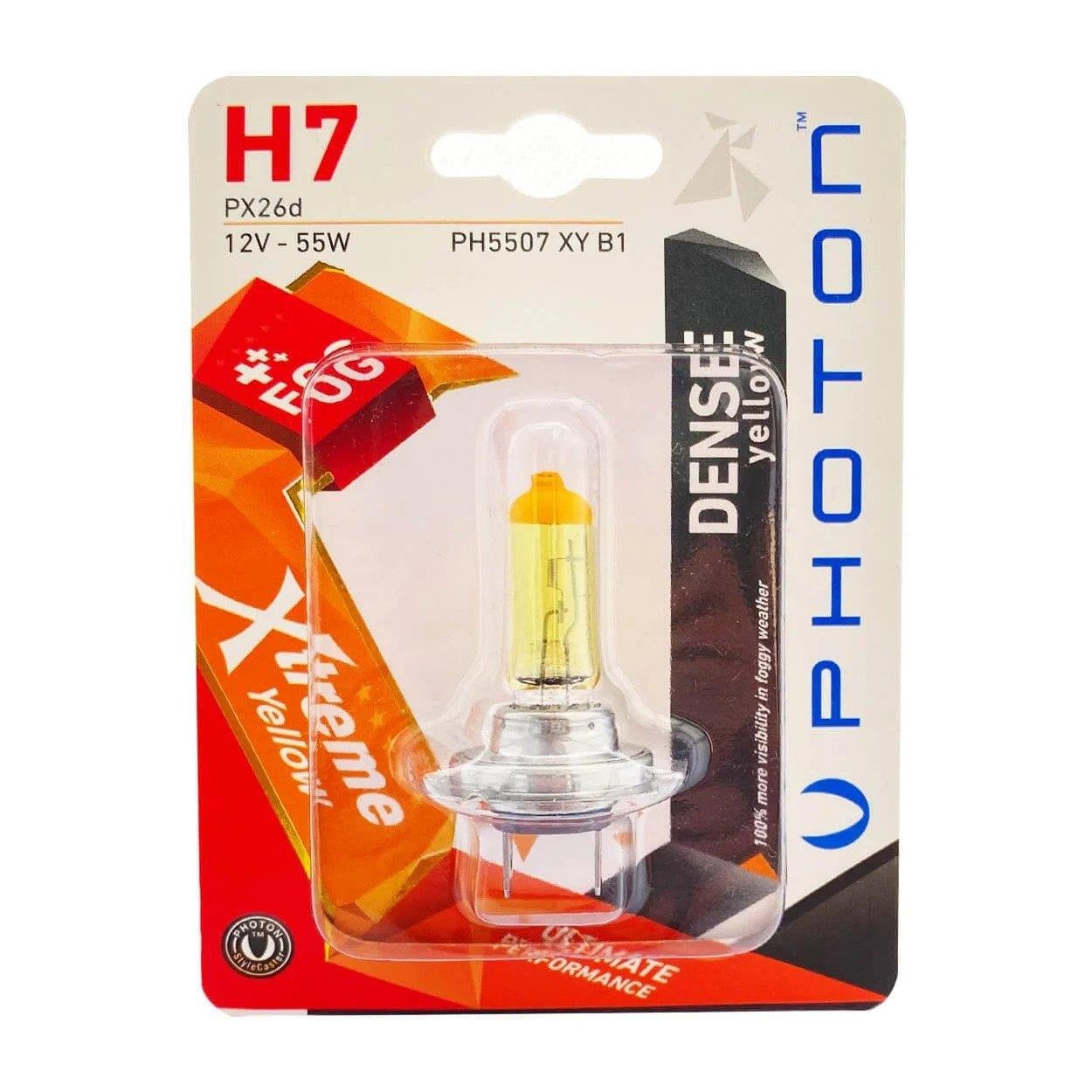Photon H7 12V 55W Xtreme Yellow 1 Adet