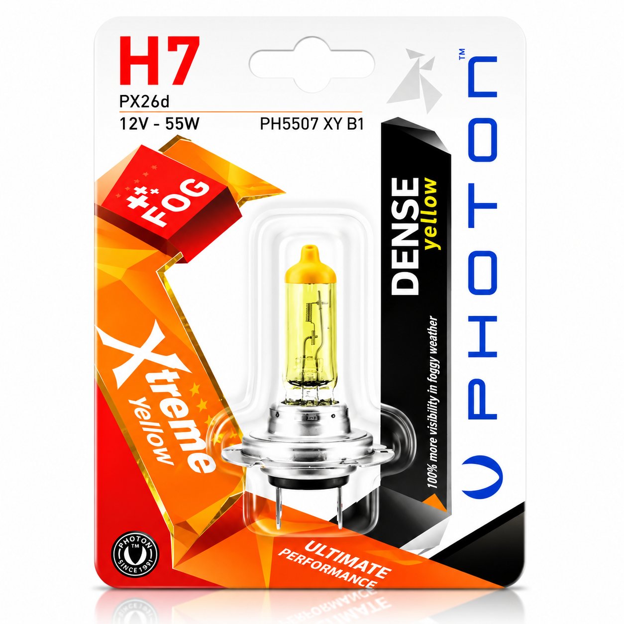 Photon H7 12V 55W Xtreme Yellow 1 Adet