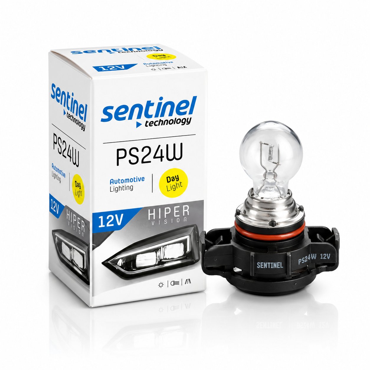 Sentinel PS24W PG20-3 Peugeot Soketli Ampul 12V – Uzun Ömürlü Far Ampulü