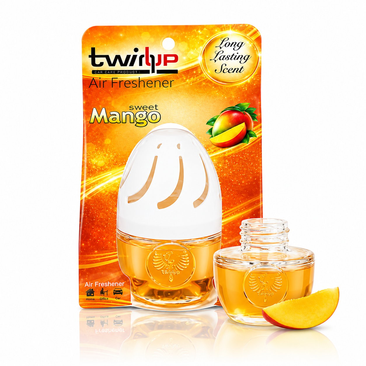 Twinup Kavanoz Oto ve Ortam Kokusu Mango 100 ml Kalıcı Ferahlık