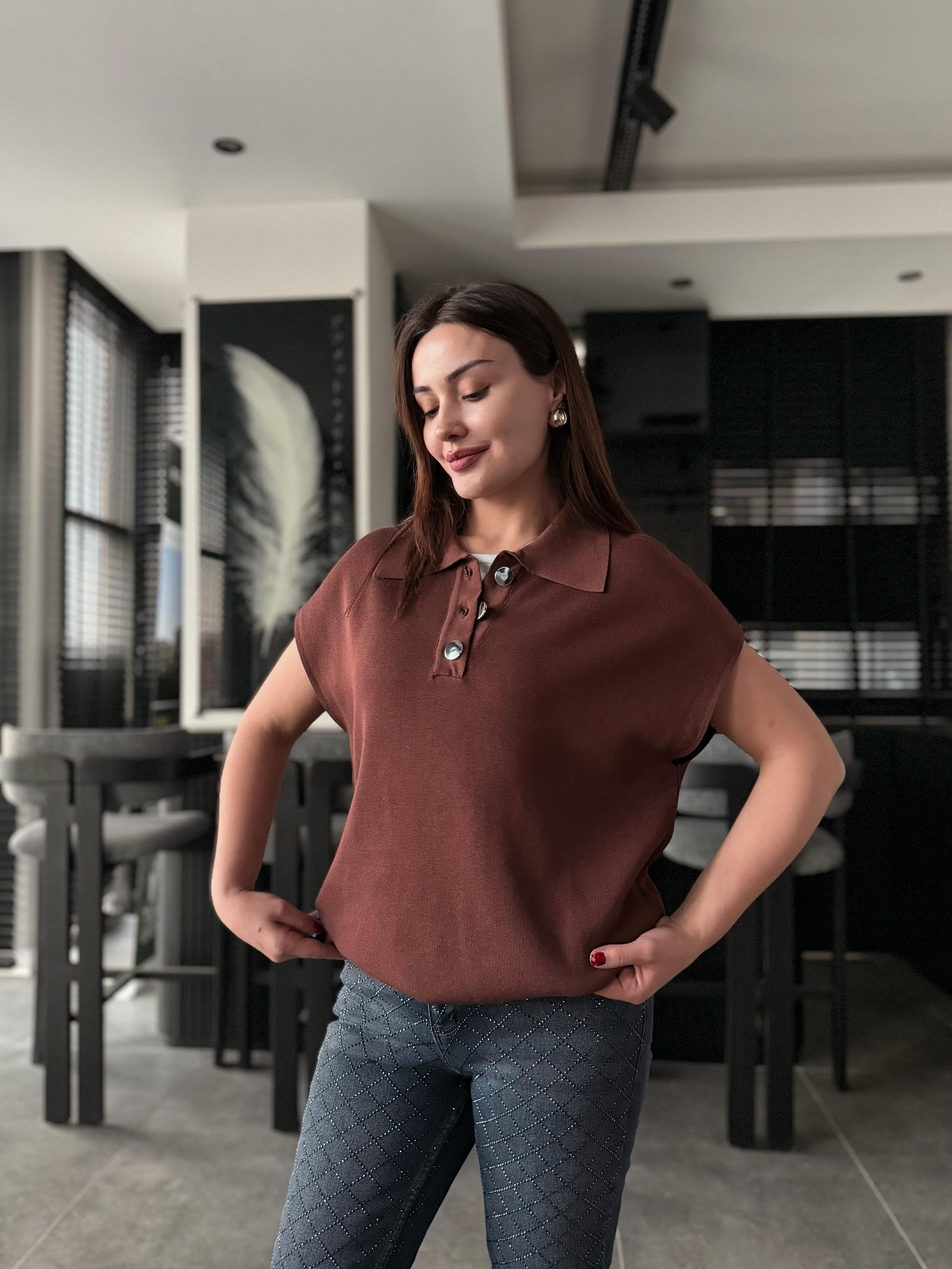 POLO YAKA DÜĞMELİ 