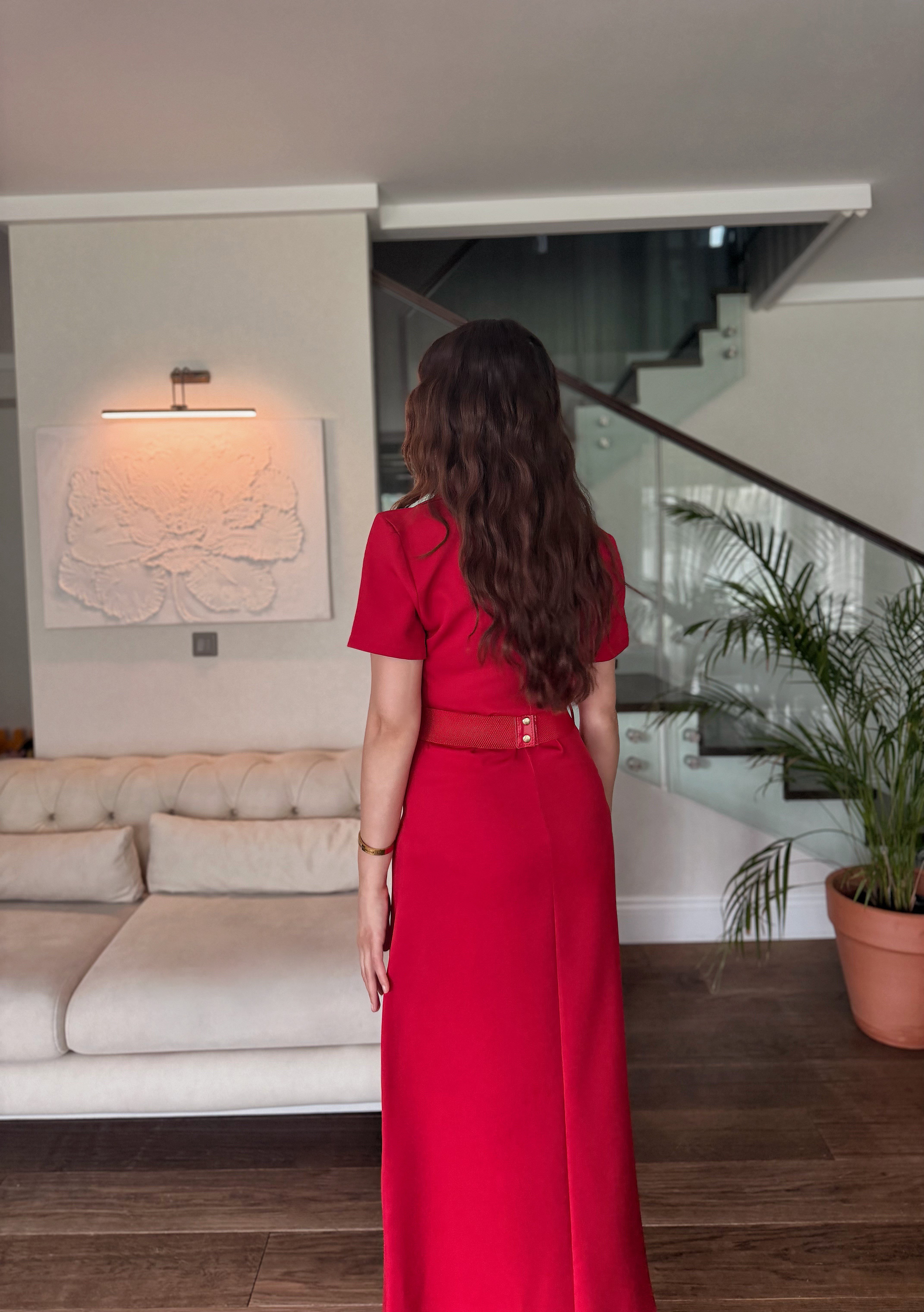ZR GOLD DÜĞME ELBİSE