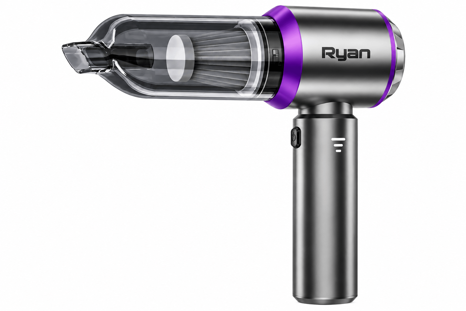 Bagajon Ryan 20.000 Pa 7.500 mAh Araç Süpürgesi – 120W Fırçasız Motor, Üfleme & Vakum, Çantalı