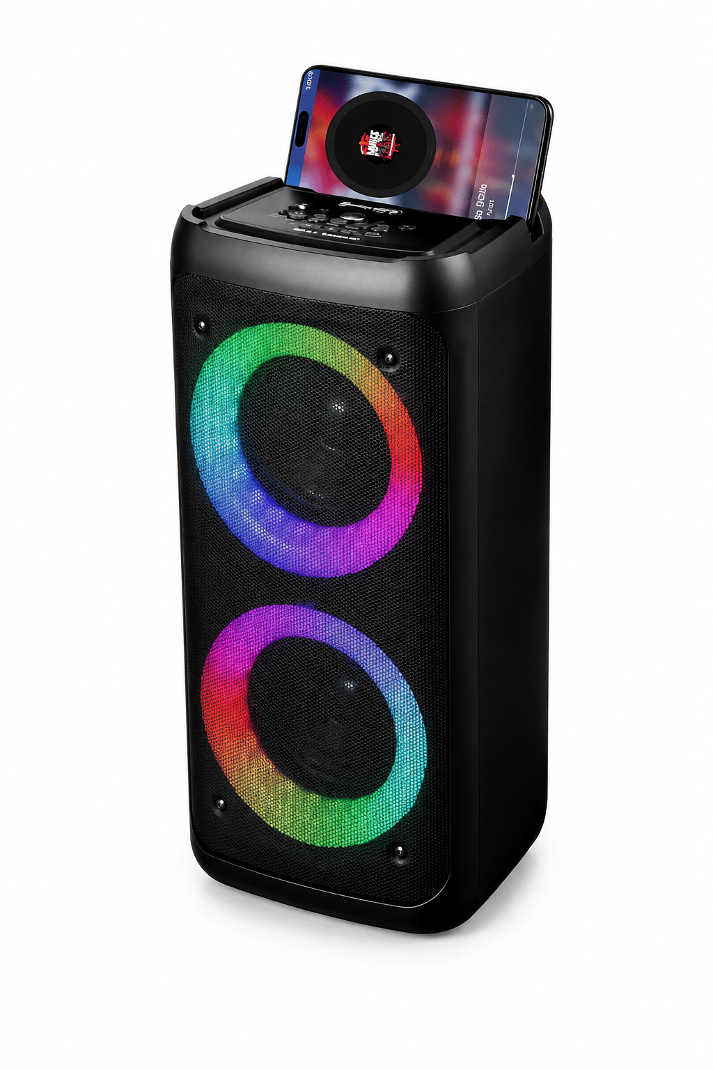 Blic BLS-50 RGB Bluetooth Hoparlör Mikrofonlu Karaoke Taşınabilir Kablosuz Ses Sistemi