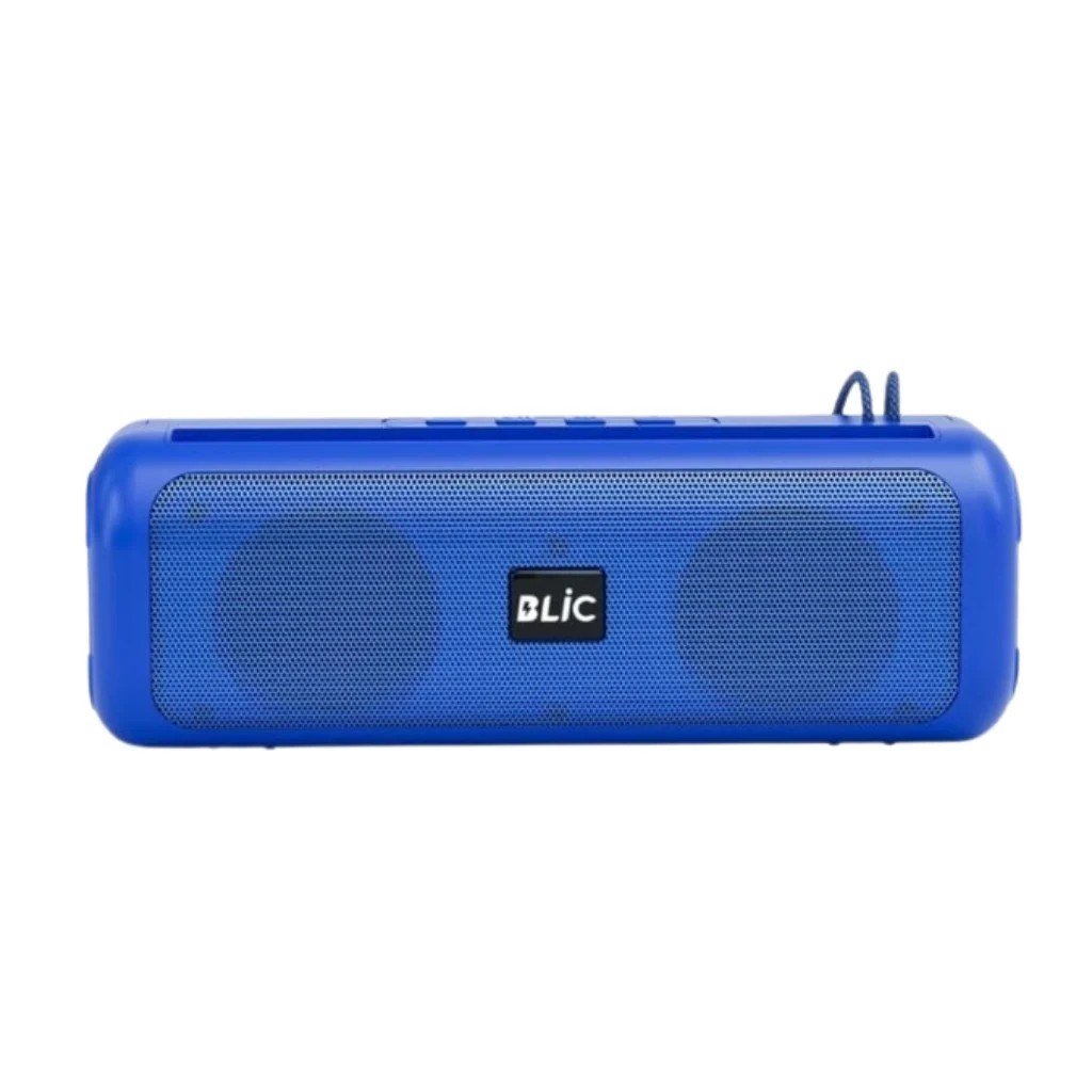 Blic BLS-72 12W Bluetooth 5.4 Taşınabilir Hoparlör TWS Stereo USB TF Kart Type-C Mavi