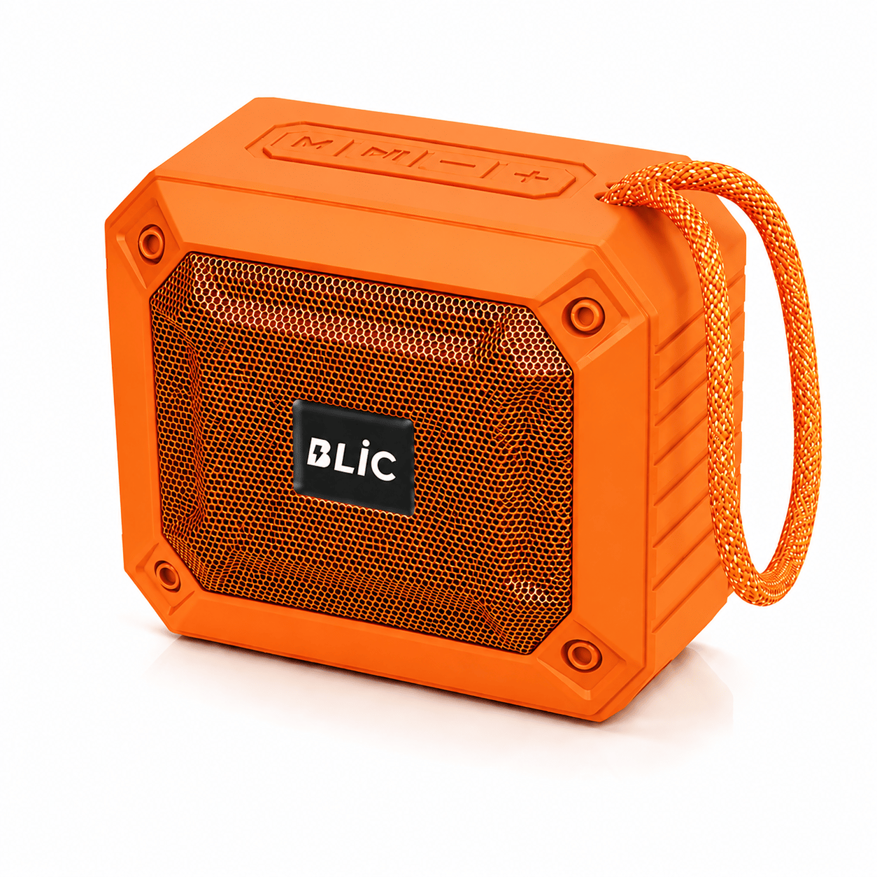 Blic BLS-84 6W Bluetooth 5.4 Kablosuz Hoparlör 1200mAh Taşınabilir Speaker USB TF Kart Destekli Turuncu