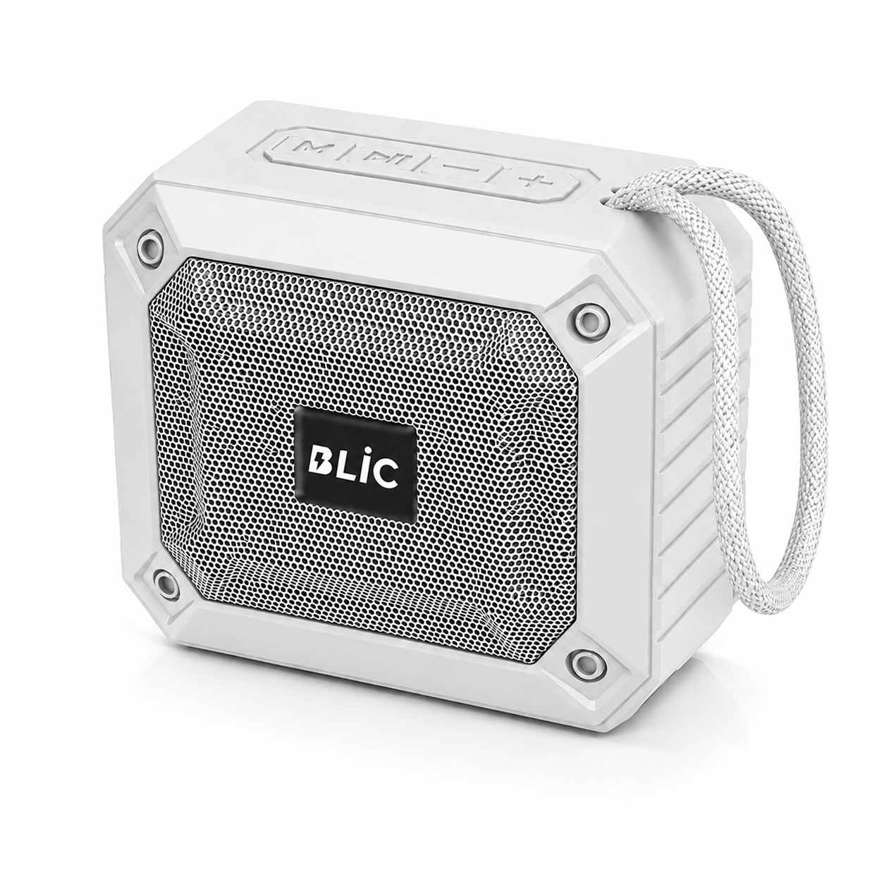 Blic BLS-84 6W Bluetooth 5.4 Kablosuz Hoparlör 1200mAh Taşınabilir Speaker USB TF Kart Destekli Beyaz