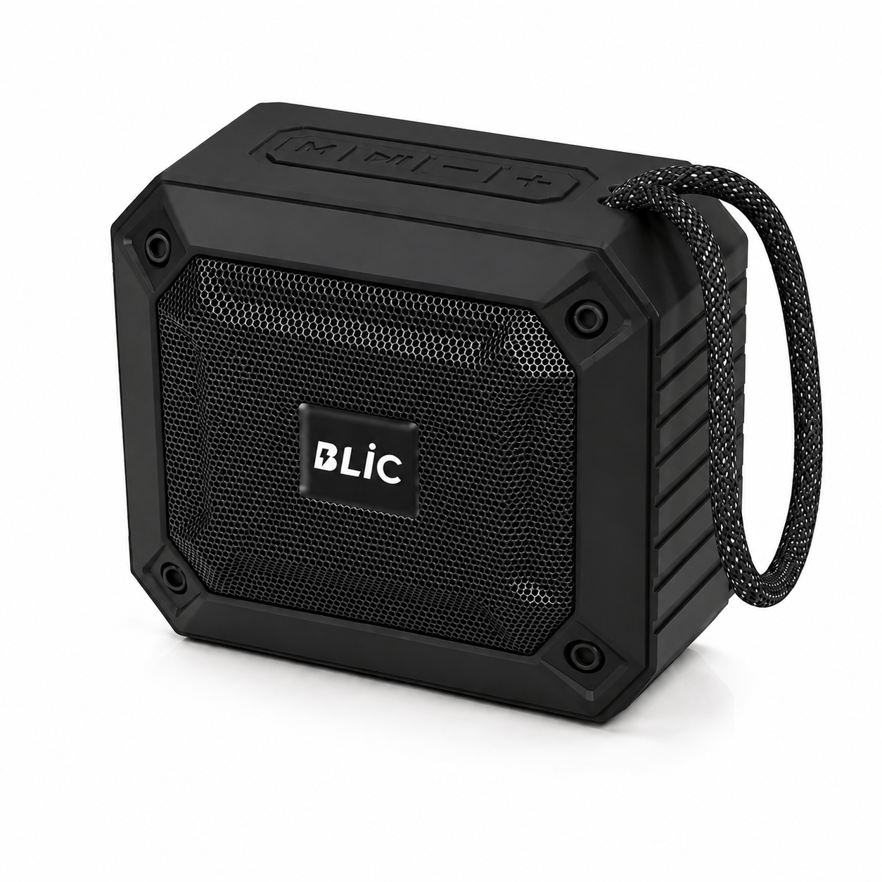 Blic BLS-84 6W Bluetooth 5.4 Kablosuz Hoparlör 1200mAh Taşınabilir Speaker USB TF Kart Destekli Siyah