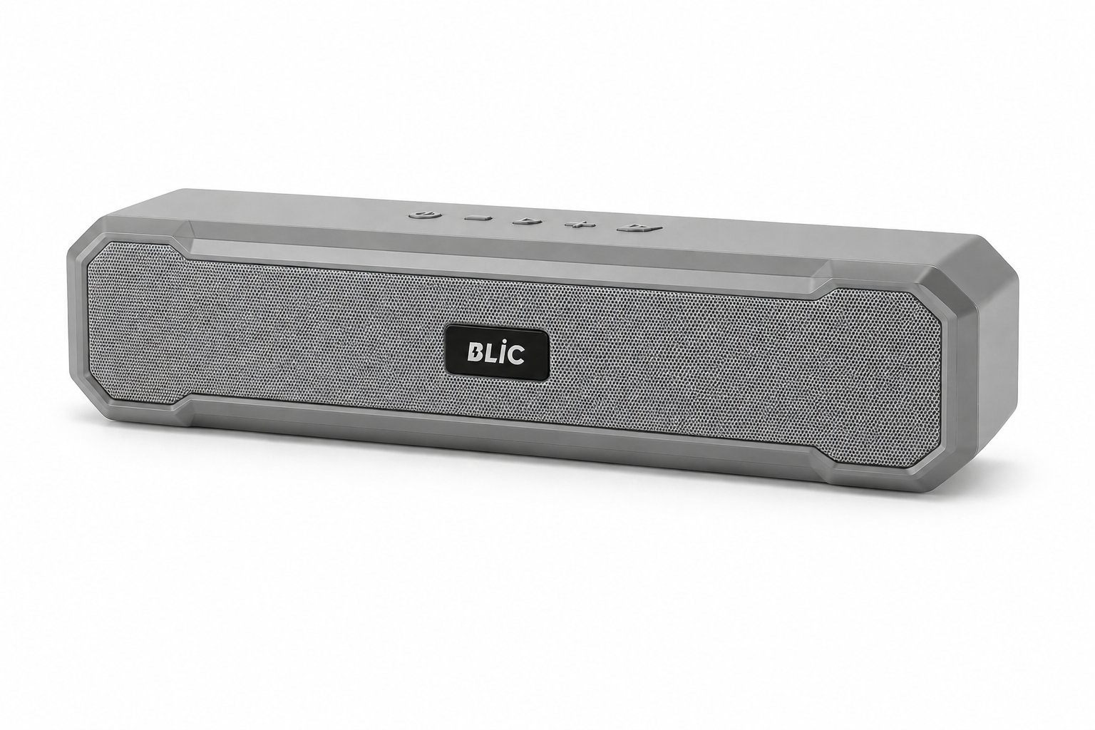 Blic BLS-85 Bluetooth 5.4 Kablosuz Masaüstü Hoparlör 6W RMS 1500mAh TF USB T-C Destekli Gri