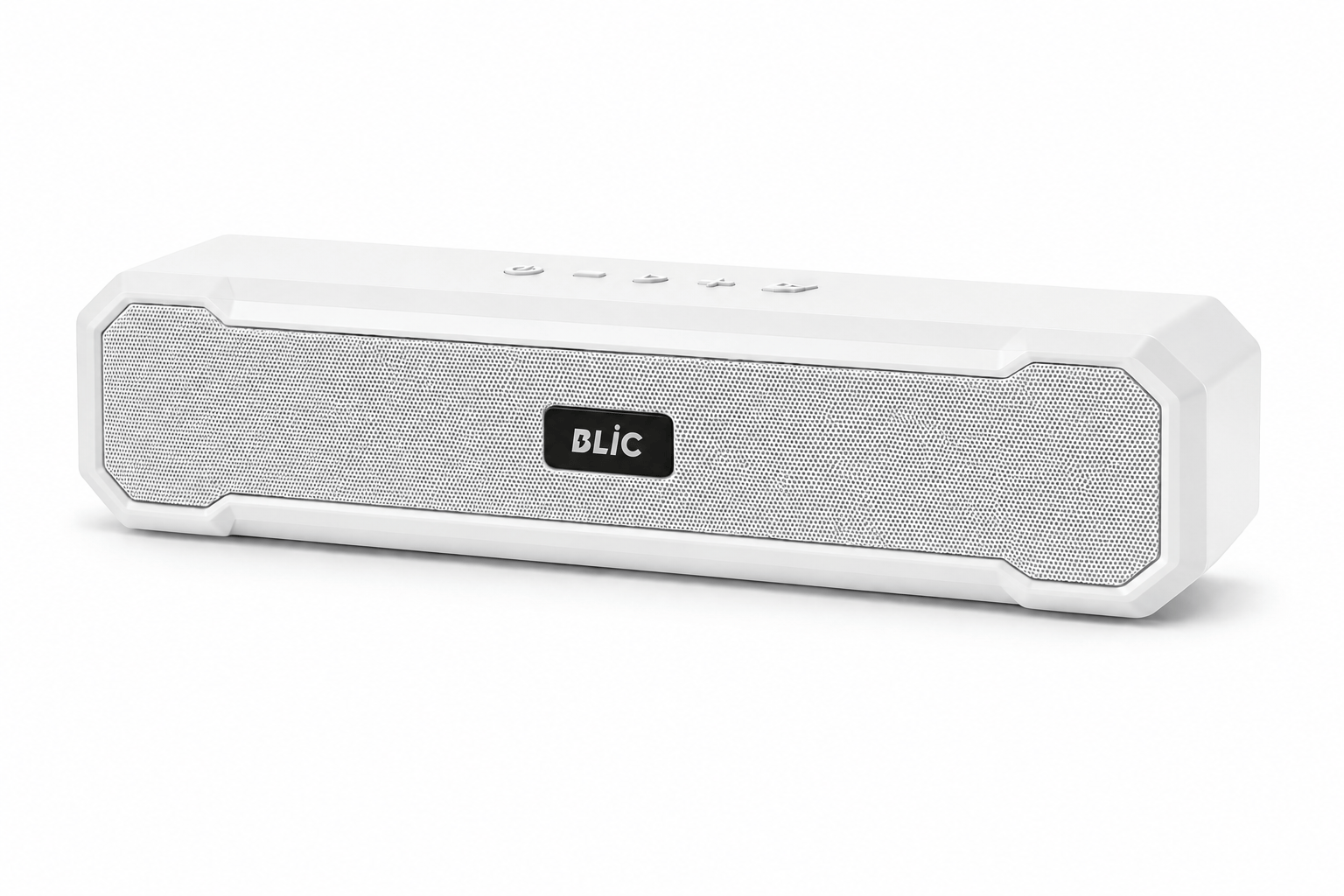 Blic BLS-85 Bluetooth 5.4 Kablosuz Masaüstü Hoparlör 6W RMS 1500mAh TF USB T-C Destekli Beyaz