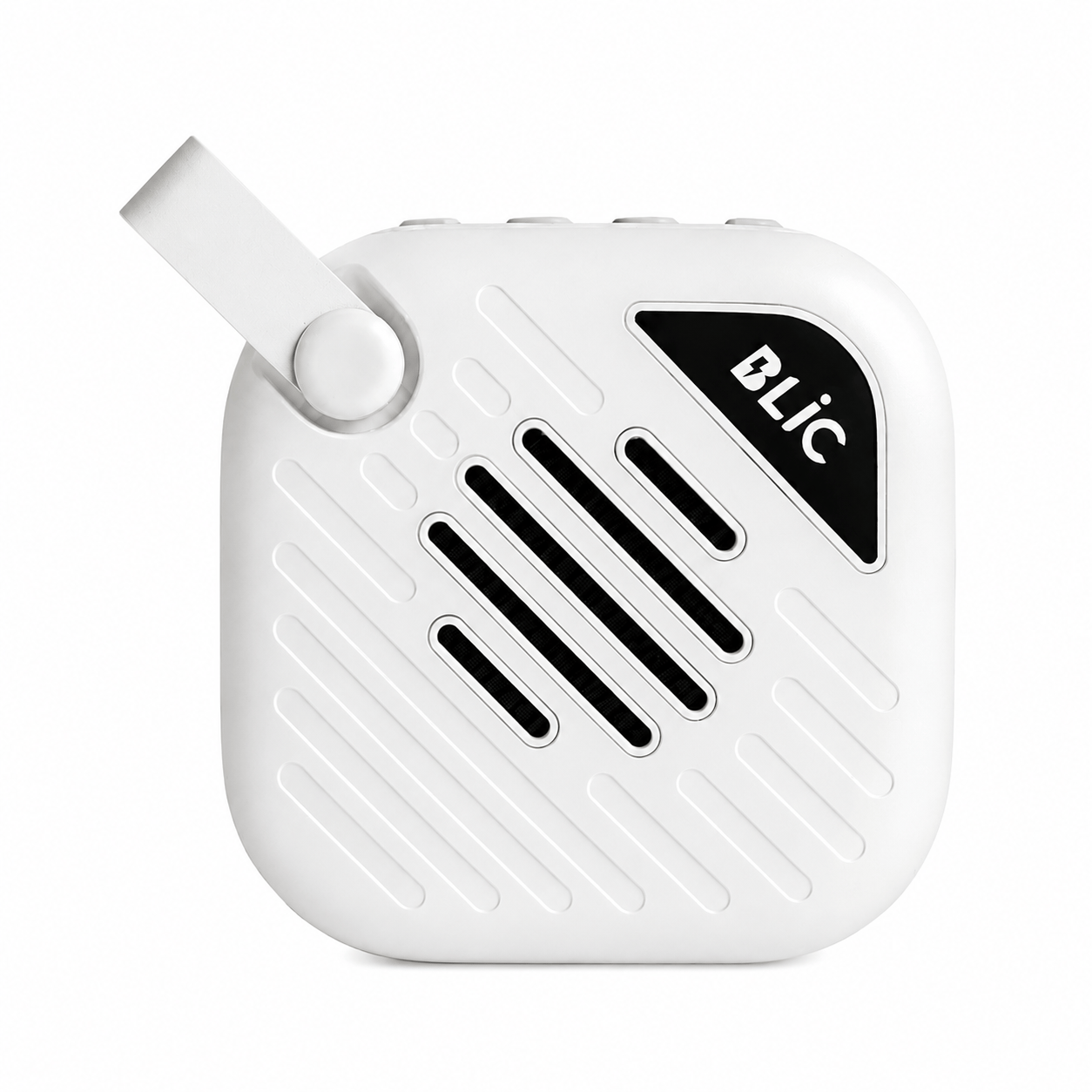Blic BLS-90 6W Bluetooth 5.4 Kablosuz Hoparlör 1200mAh USB TF Kart Askılı Mini Speaker Beyaz